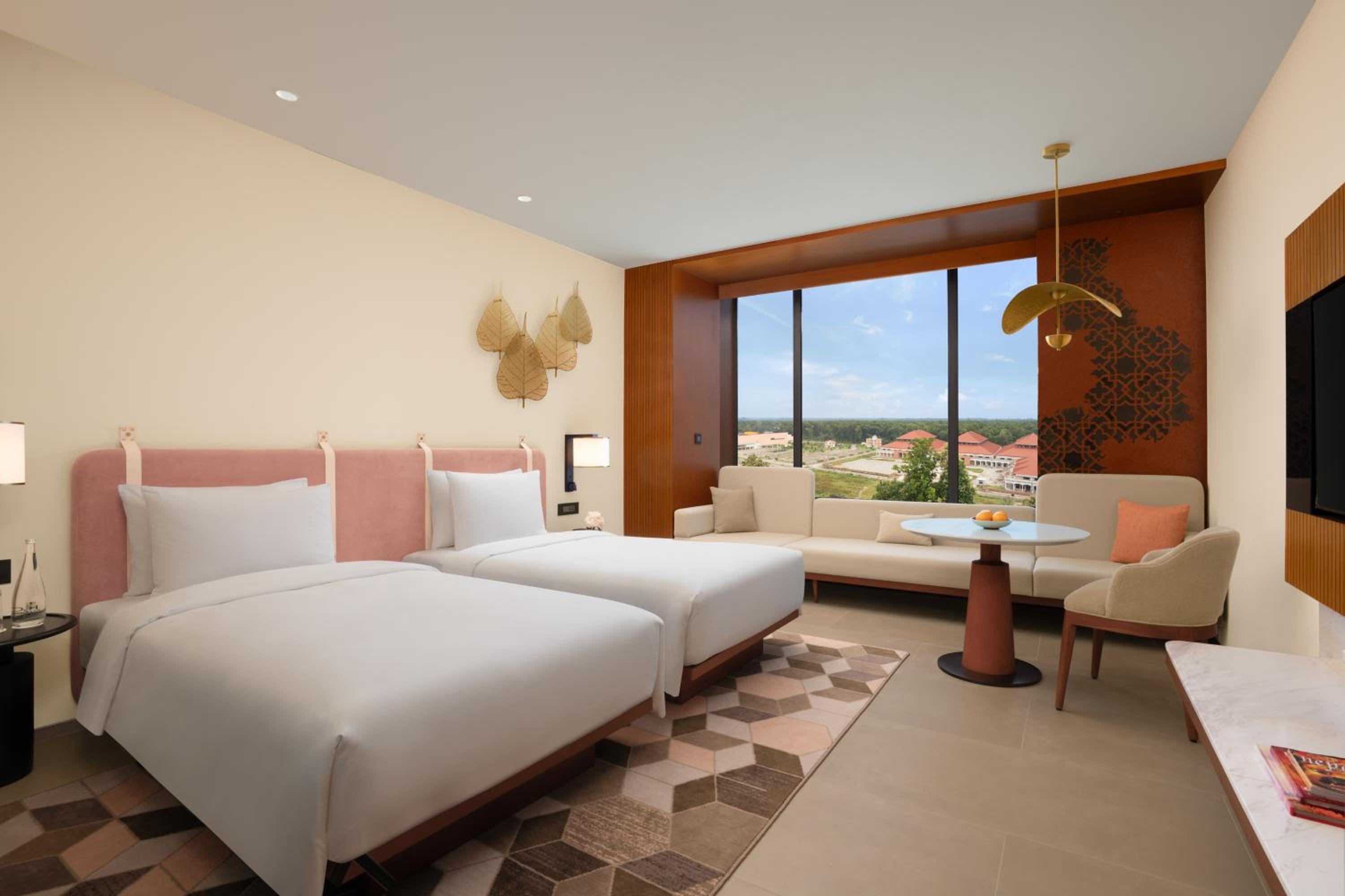 Room, Twin Beds, Forest View