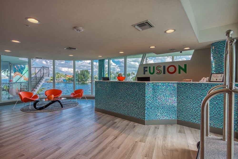 Lobby at Fusion Resort, TREASURE ISLAND - FL