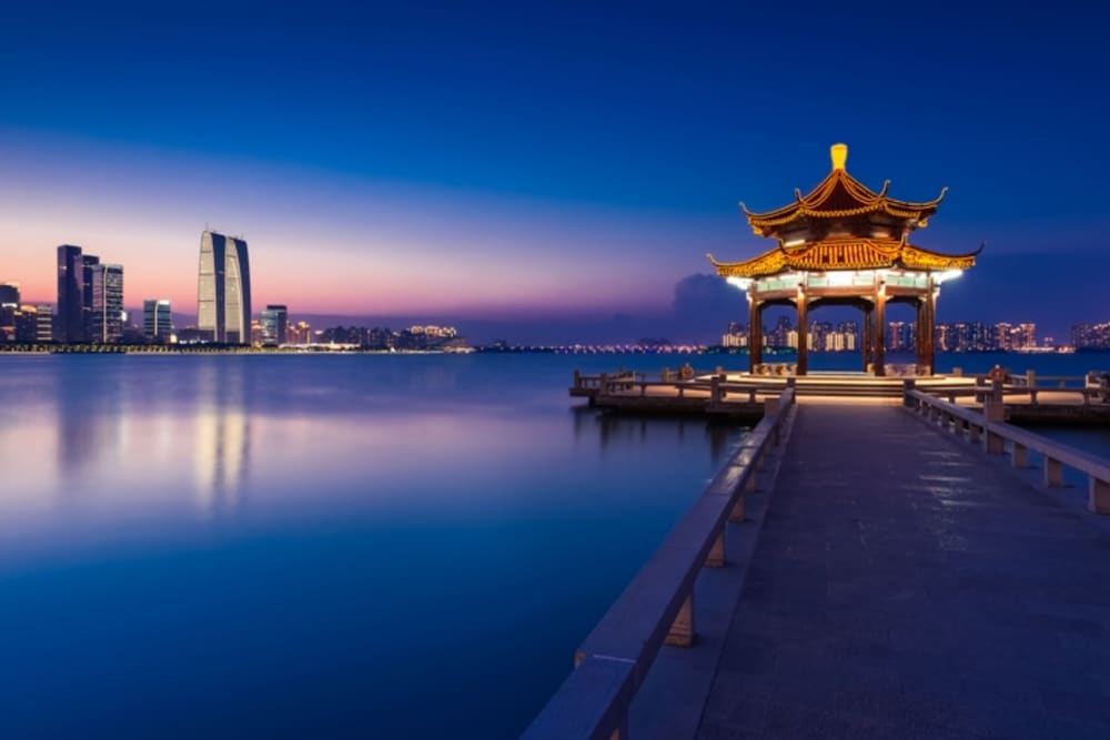 Gya Suzhou Industrial Park Jinji Lake Oriental Gate Hotel — foto 4