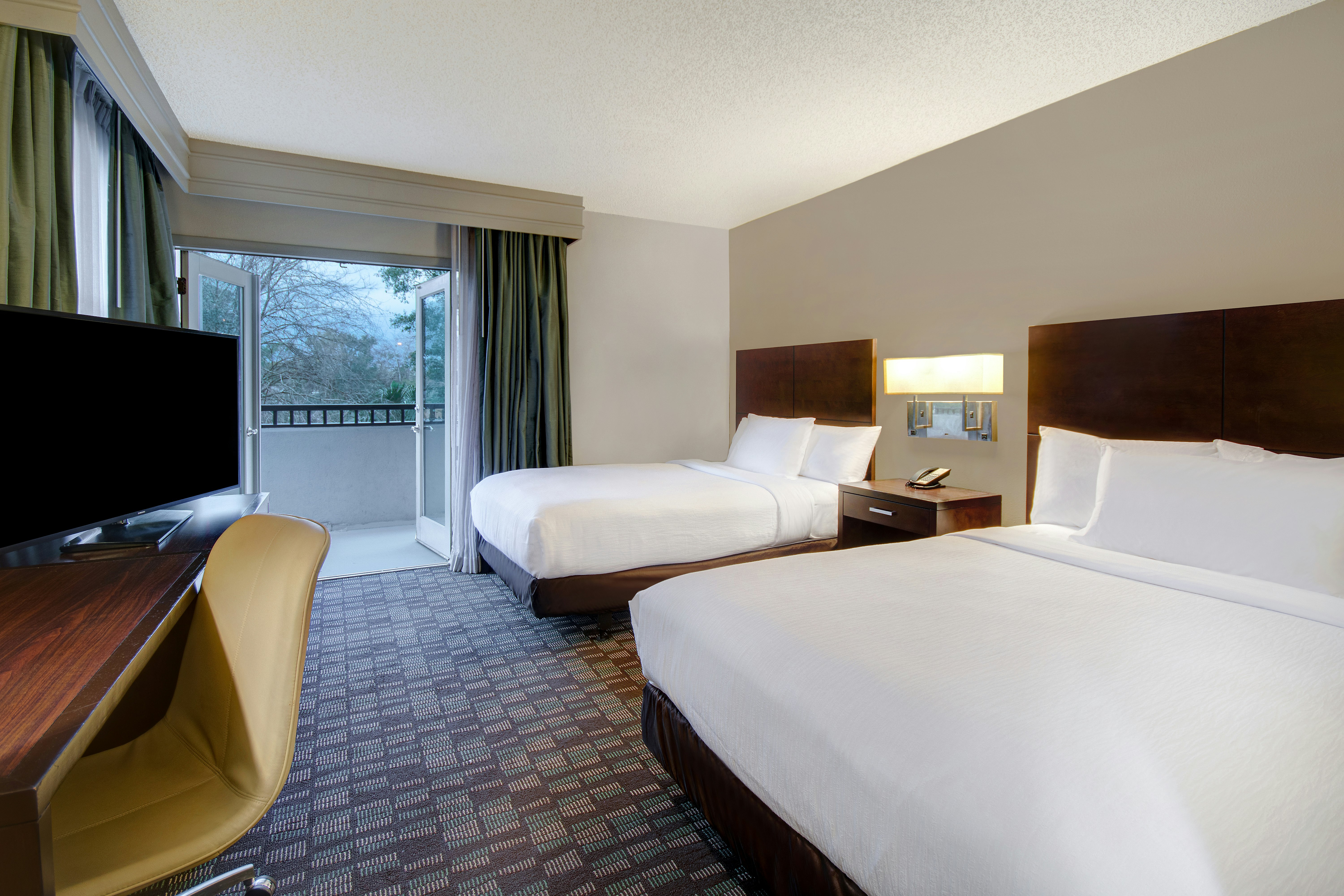 Room, 2 Double Beds, Balcony, South Wing