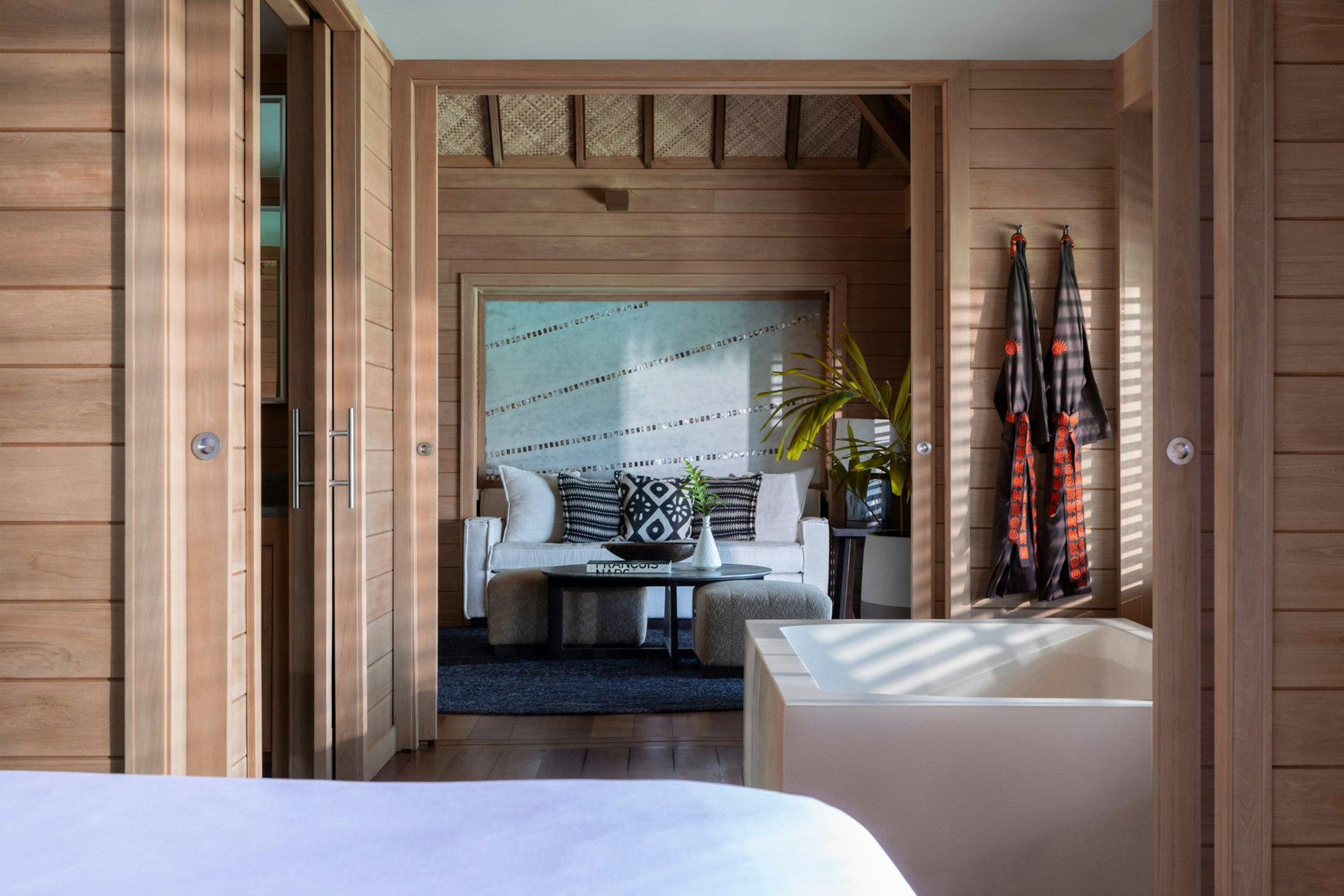 1 Bedroom, Overwater, Suite, Bungalow, King Bed, Beach View