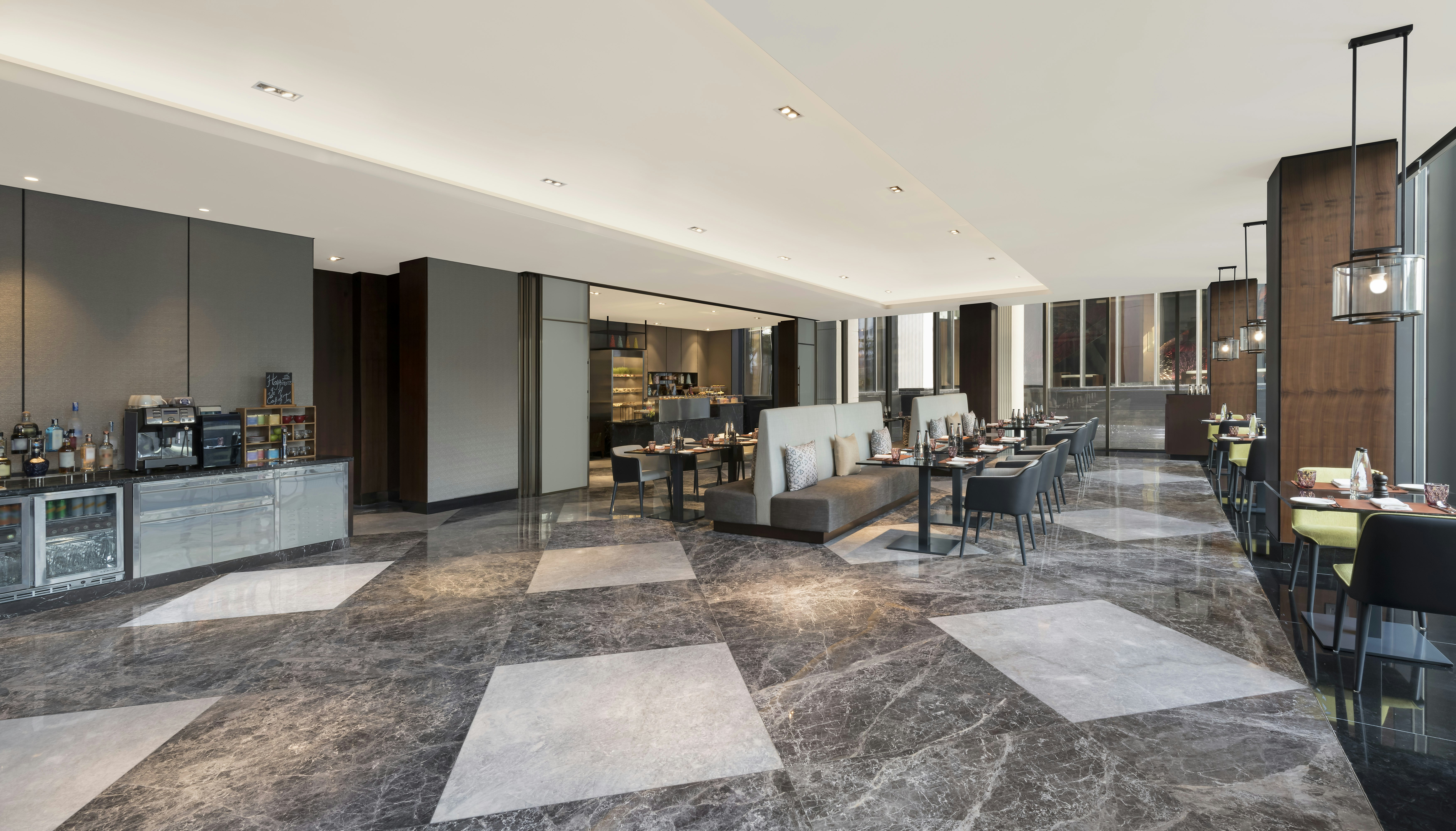 Lobby at Hilton Bengaluru Embassy Manyata Business Park, BANGALORE