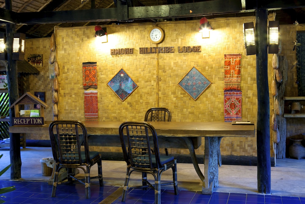 Lobby at Hmong Hilltribe Lodge, MAE RIM