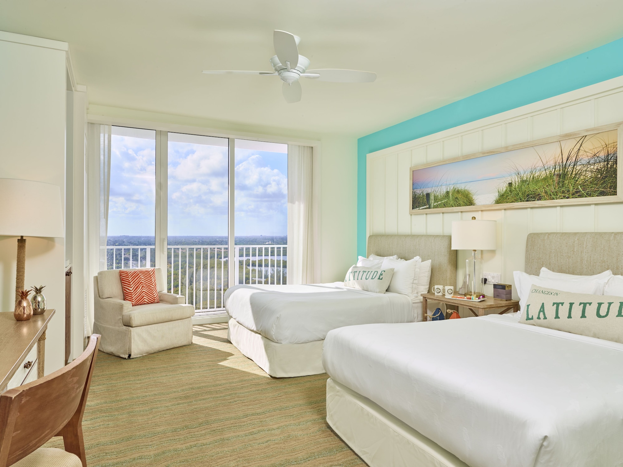 SUNSET, 2 QUEEN BEDS, INTRACOASTAL VIEW