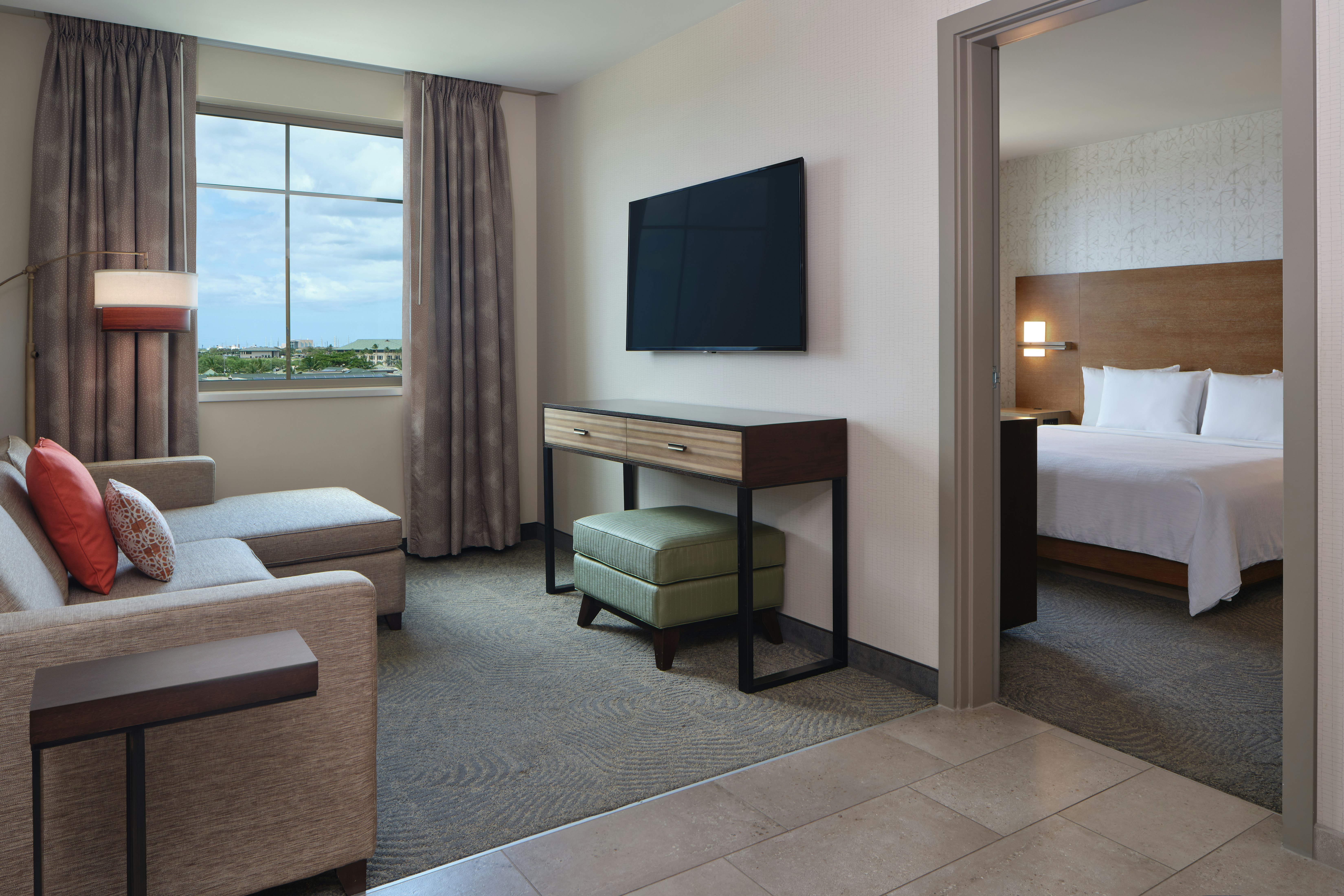 جناح بريميوم بسريرين كوين بغرفتين، Embassy Suites By Hilton Oahu Kapolei 5/7