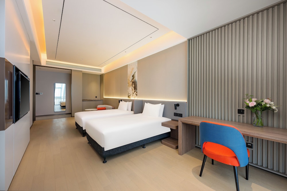 غرفة قياسية بسريرين مزدوجين في طابق مرتفع، Holiday Inn Express Qidong Economic Zone 2/5