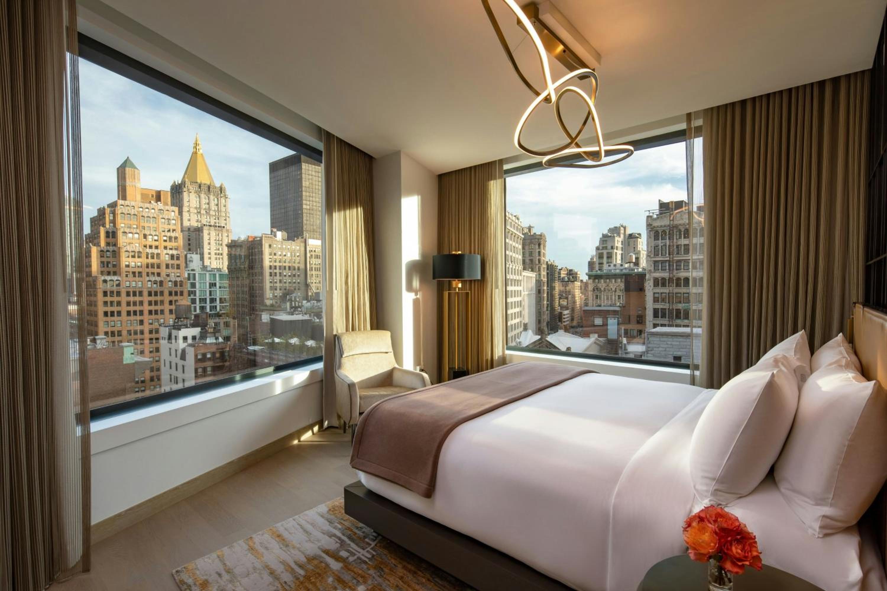 2 Bedrooms, Madison, Suite, 1 King and 2 Double Beds, High Floor