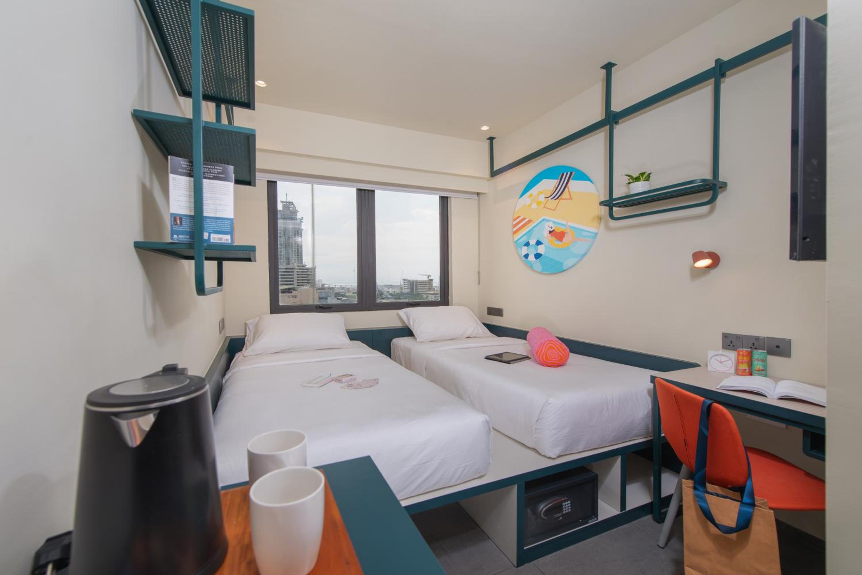 Side by Side, Studio, Twin Beds، lyf Cebu City 4/7