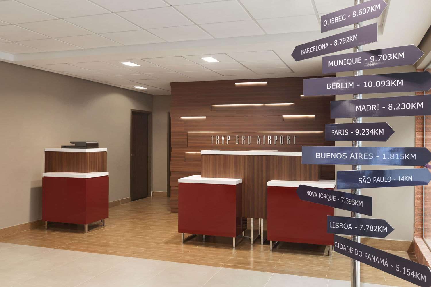 Lobby at TRYP by Wyndham Sao Paulo Guarulhos Airport, GUARULHOS