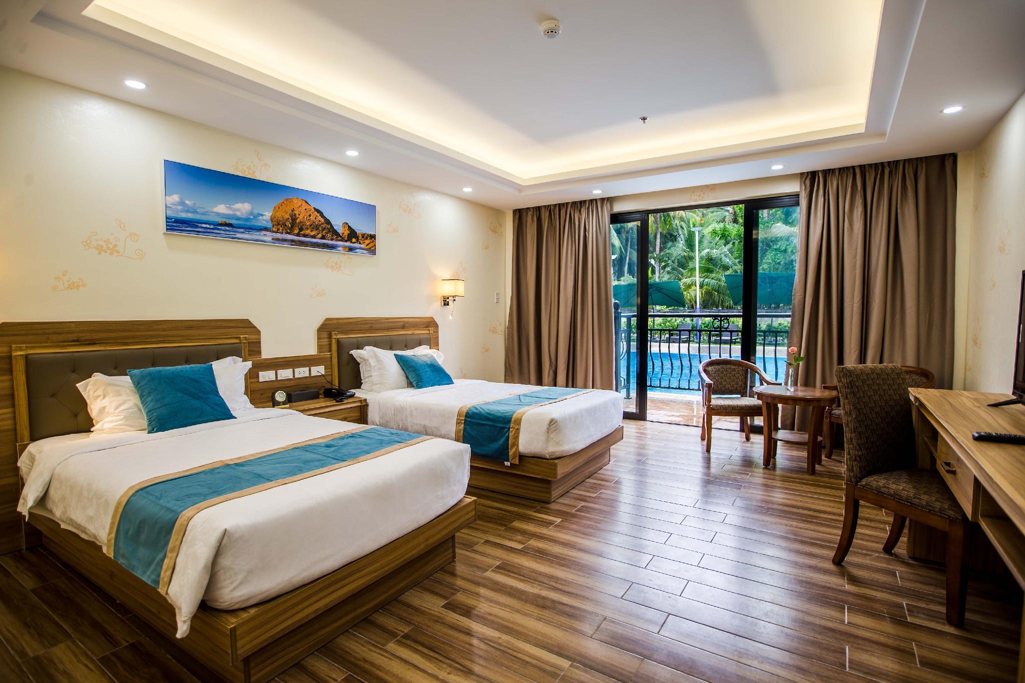 Room, Twin Beds, Pool Access