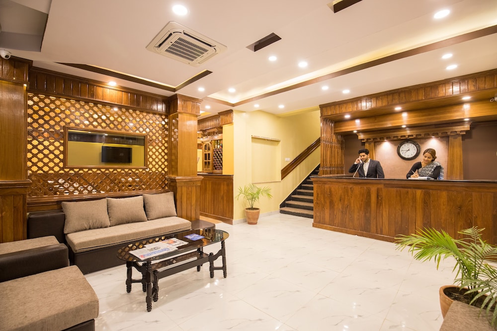 Lobby at Lake Shore Hotel & Restaurant, POKHARA