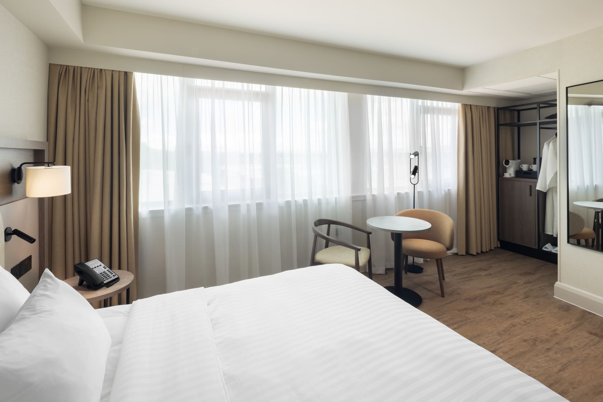 غرفة قياسية مفردة بسرير مزدوج، AC Hotel by Marriott Birmingham NEC and Airport 3/6