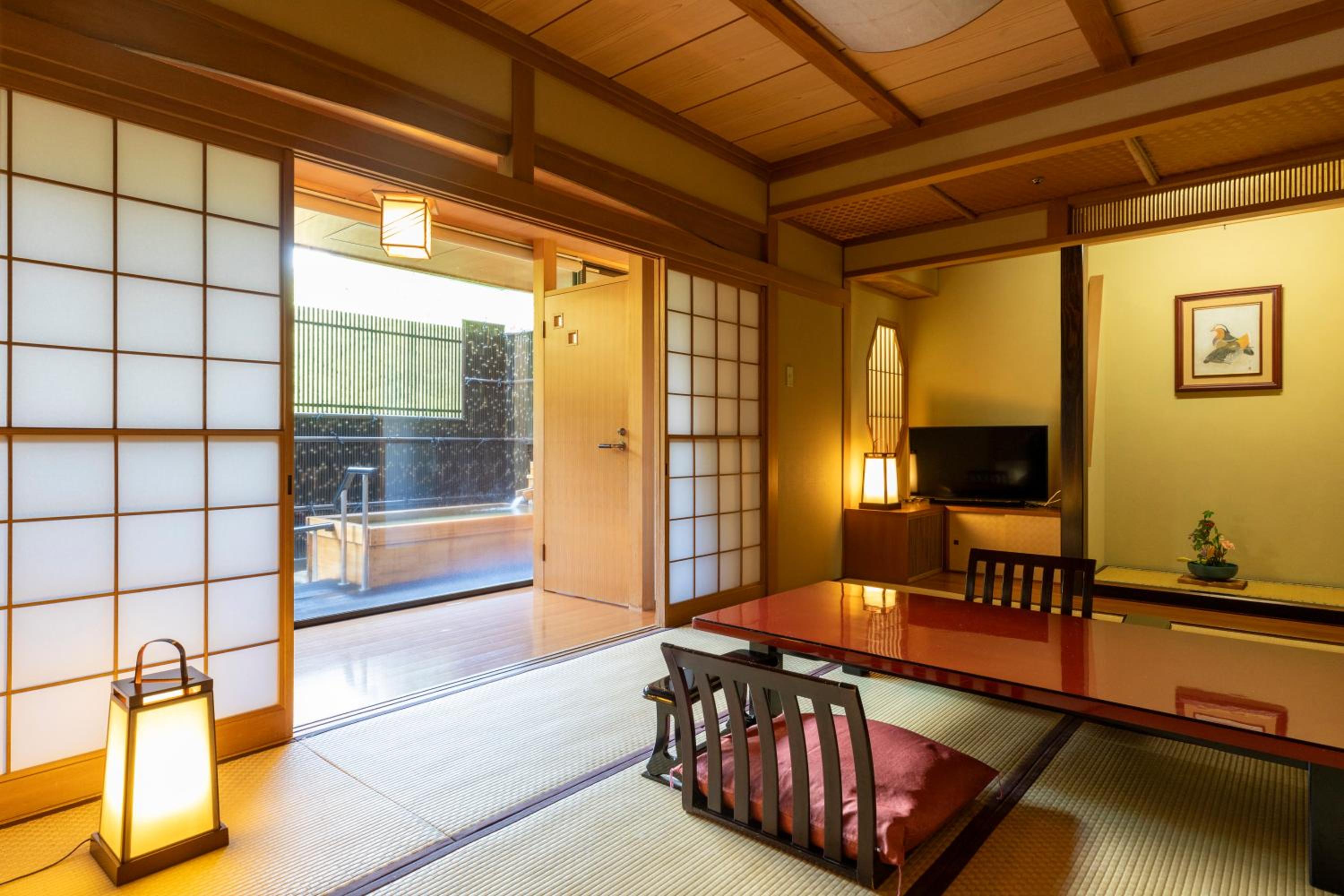 Japanese, Twin Beds, 3 Futon Beds, Outdoor Bath