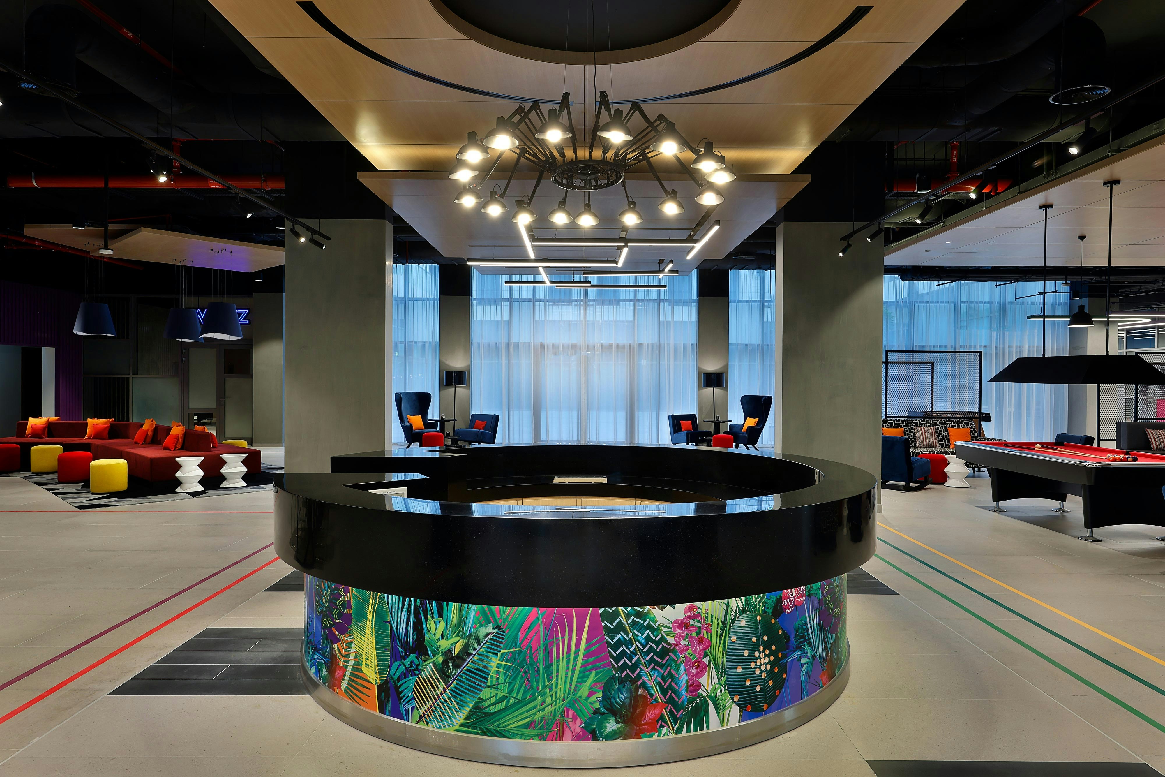 Lobby at Aloft Dubai Airport, DUBAI