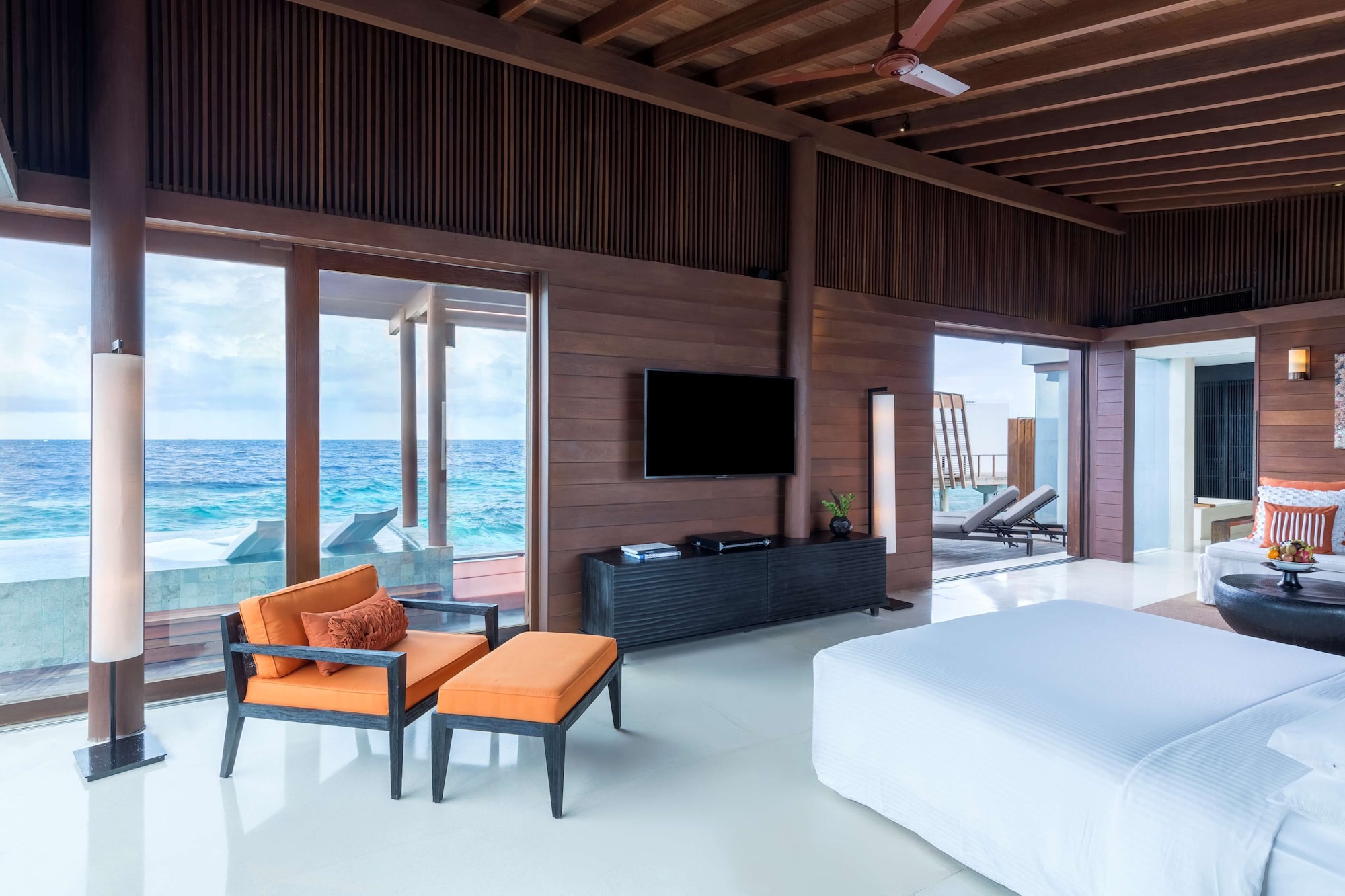 Overwater, Sunset, Villa, King Bed, Pool Access