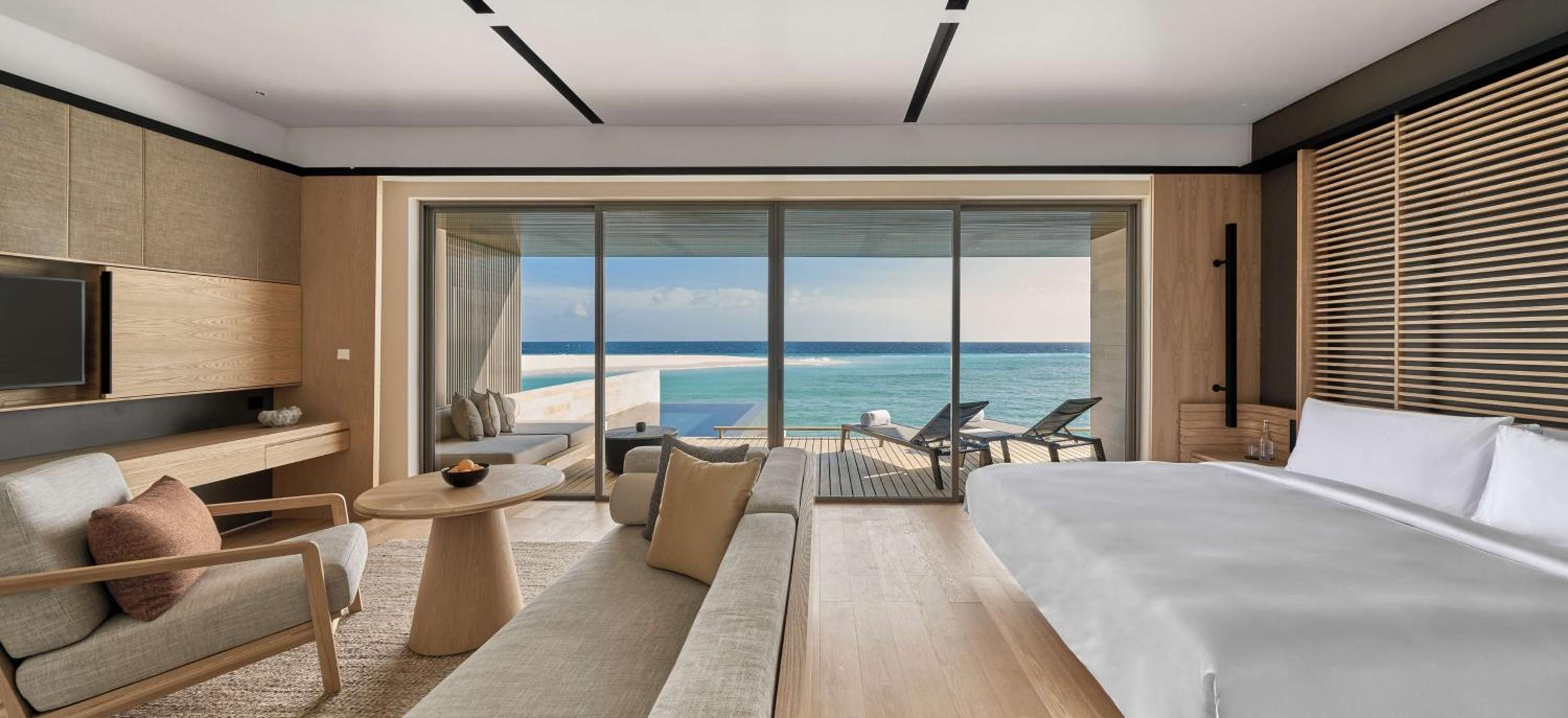 1 Bedroom, Lagoon, Villa, King Bed, Over Water View, Private Pool