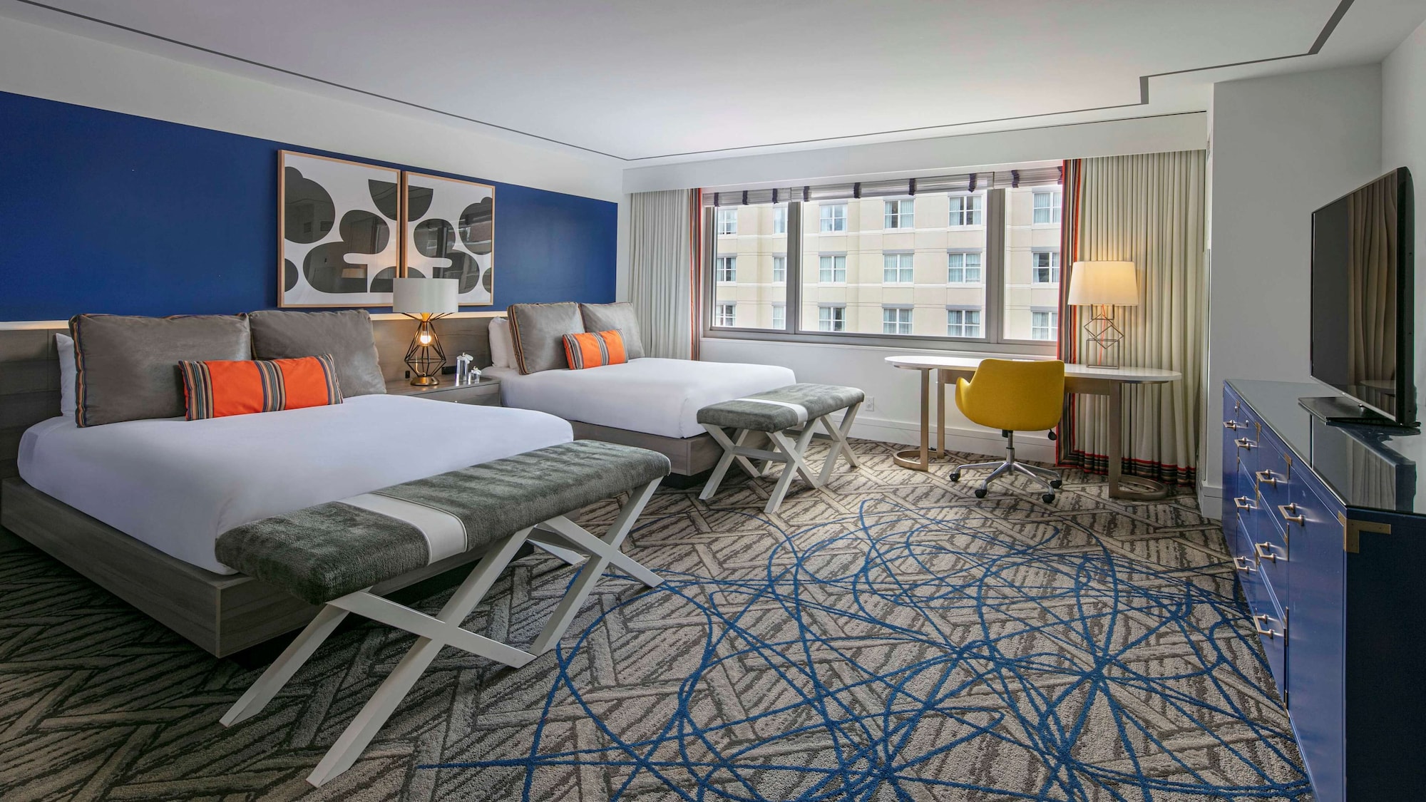 EXECUTIVE, STUDIO, 2 QUEEN BEDS, CITY VIEW