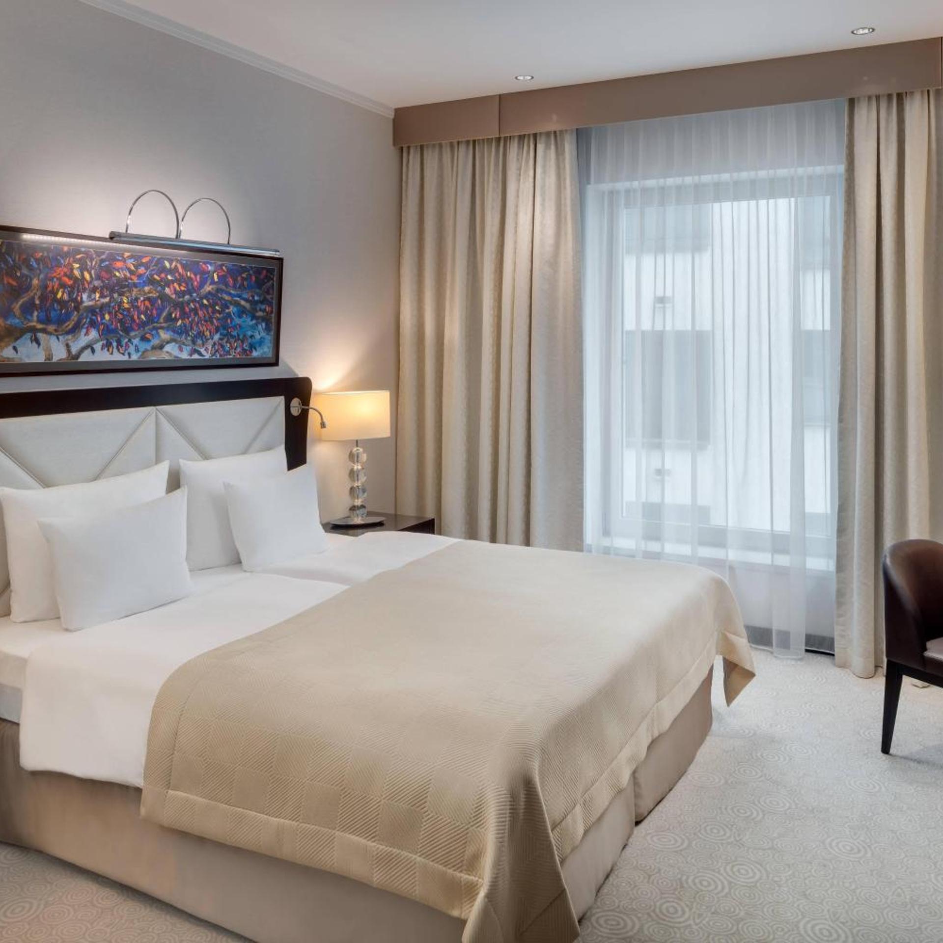 Castle, Guest Room, King Bed, Hill View, Grand Hotel River Park A Luxury Collection Hotel Bratislava 2/6