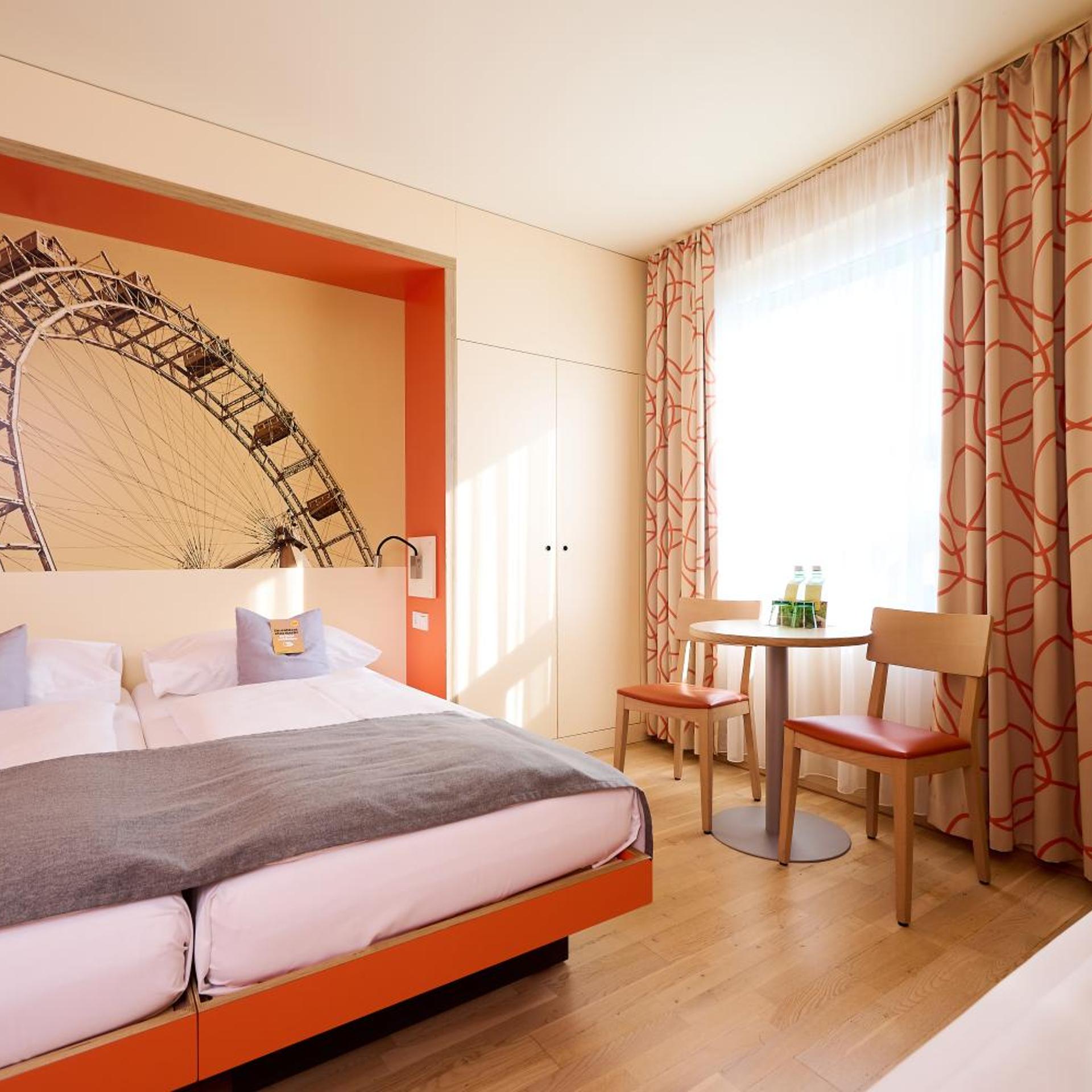 غرفة ثلاثية بسرير فردي، Jufa Wien City 5/9