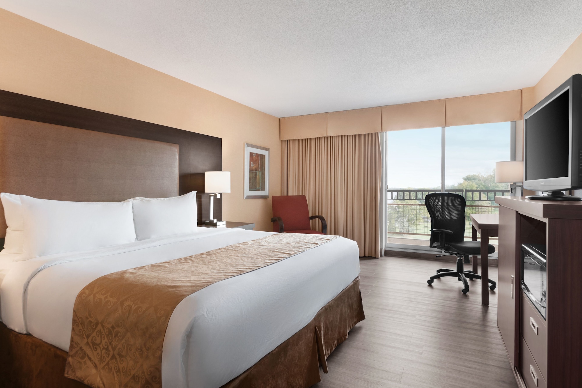 Room, King Bed, Water View