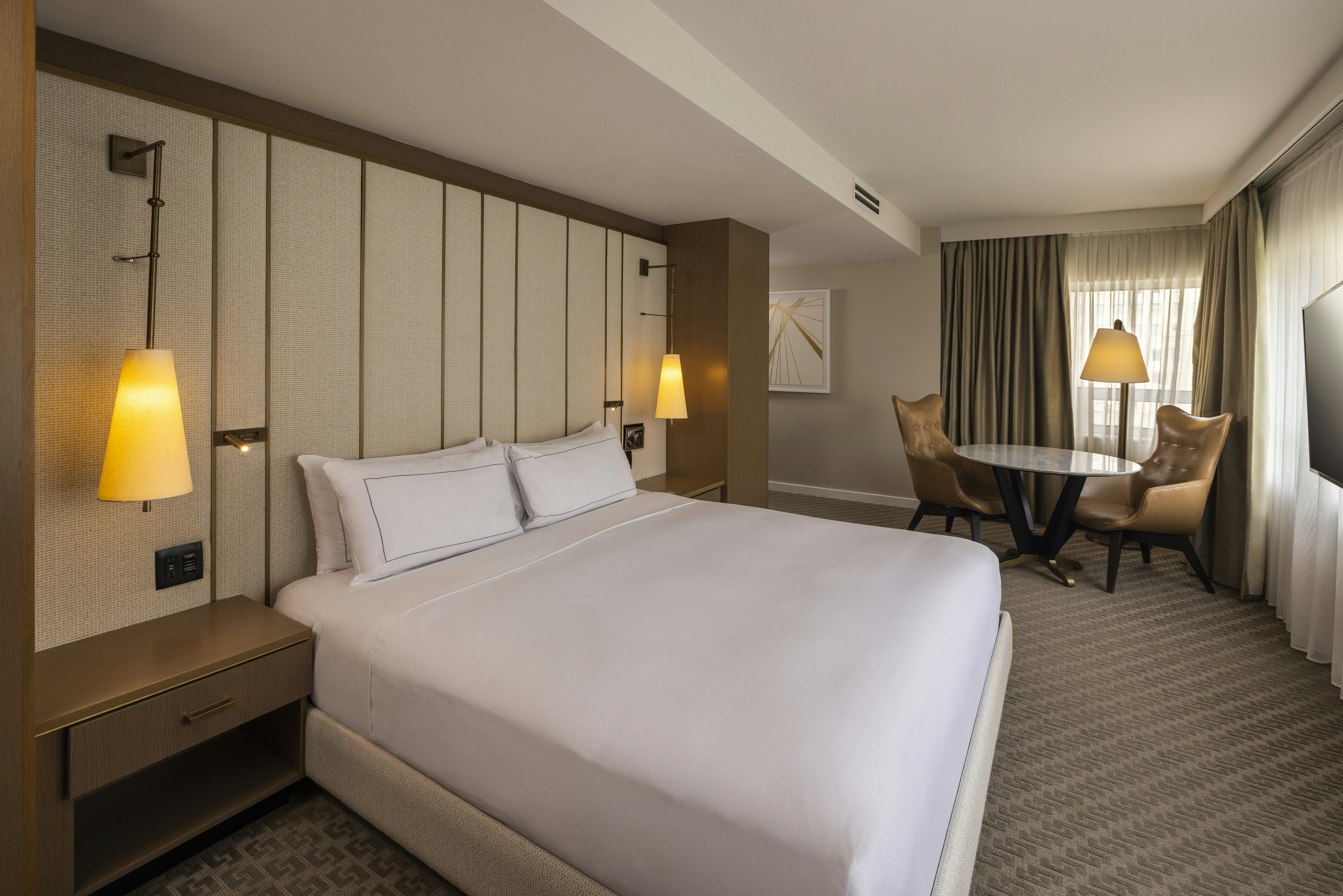 Room, King Bed, Living Area