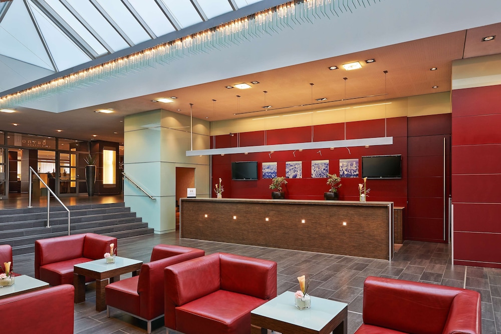 Lobby at HILTON COLOGNE HOTEL, COLOGNE - KOELN