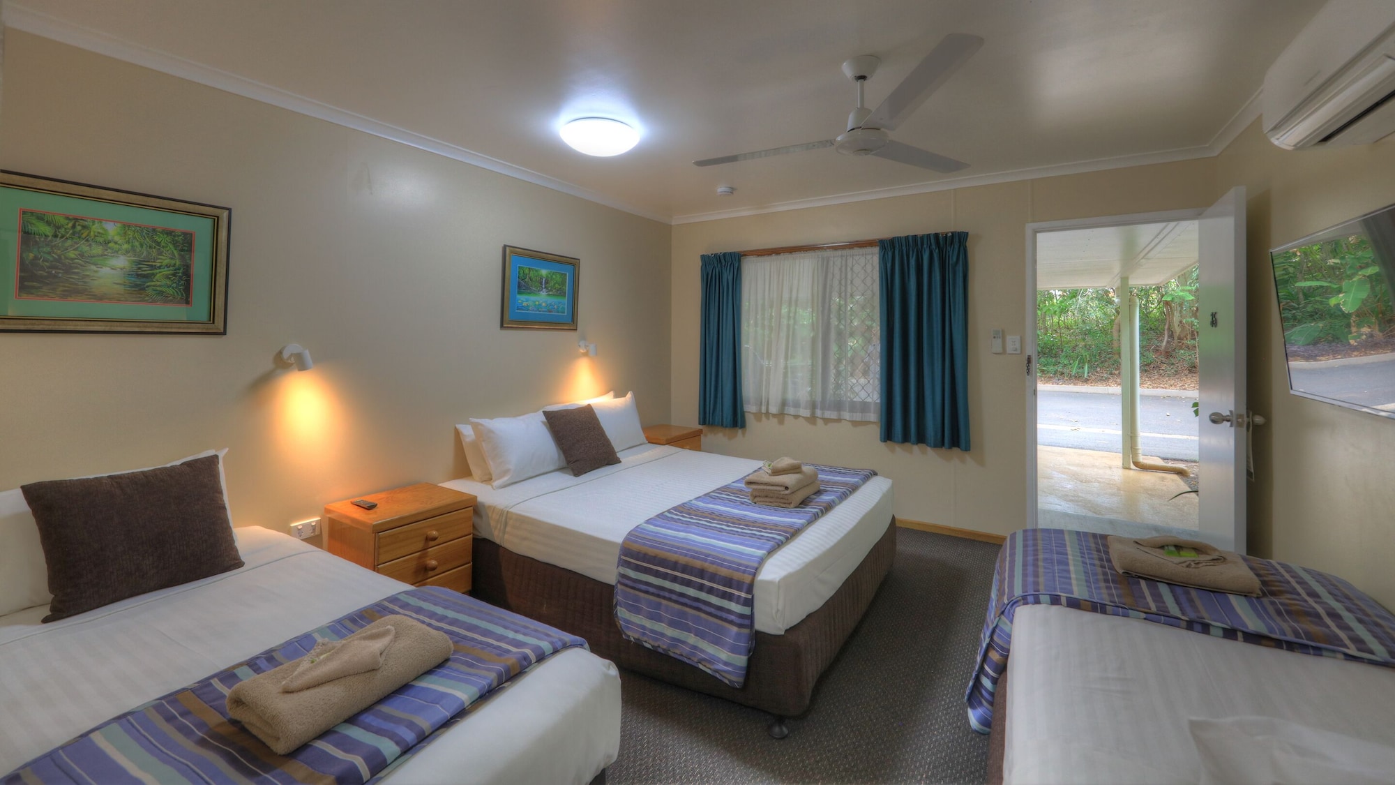 Superior, Family, Studio, Double and Twin Beds, Garden Area