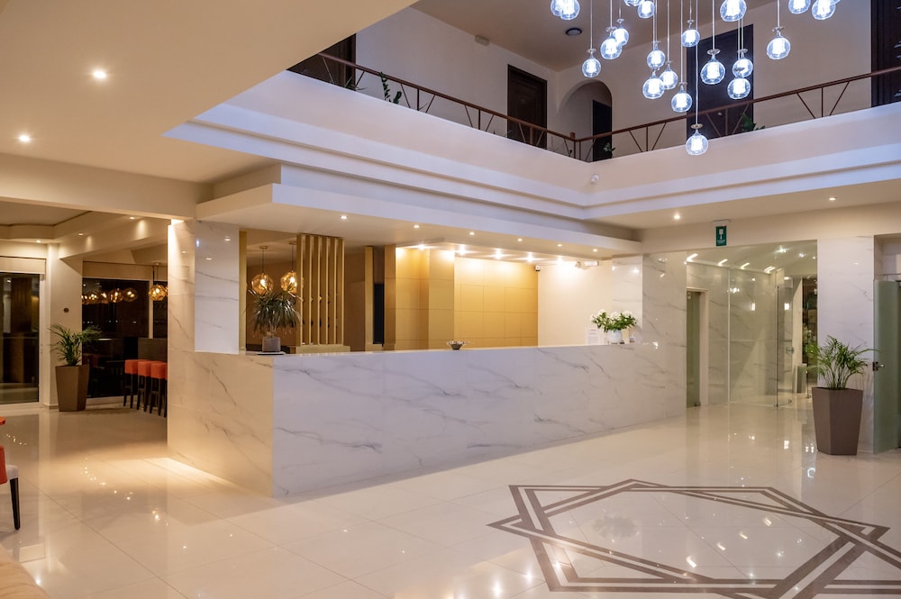 Lobby at Theo Hotel, CHANIA