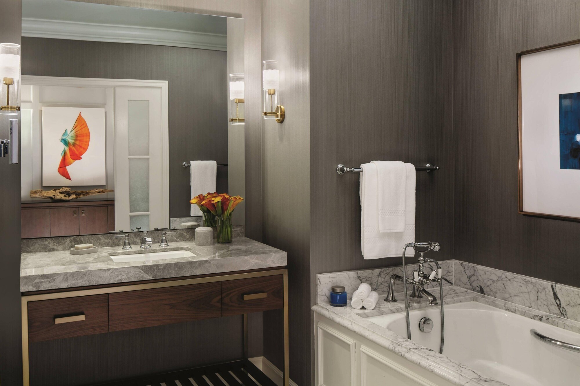 غرفة بسريرين كوين بشرفة، The Ritz Carlton Half Moon Bay 7/8