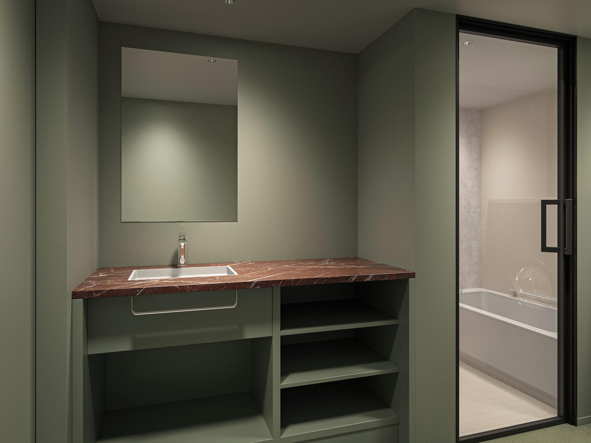 غرفة سيغنتشر عائلية مفردة، Tokyu Stay Shinjuku 3/3