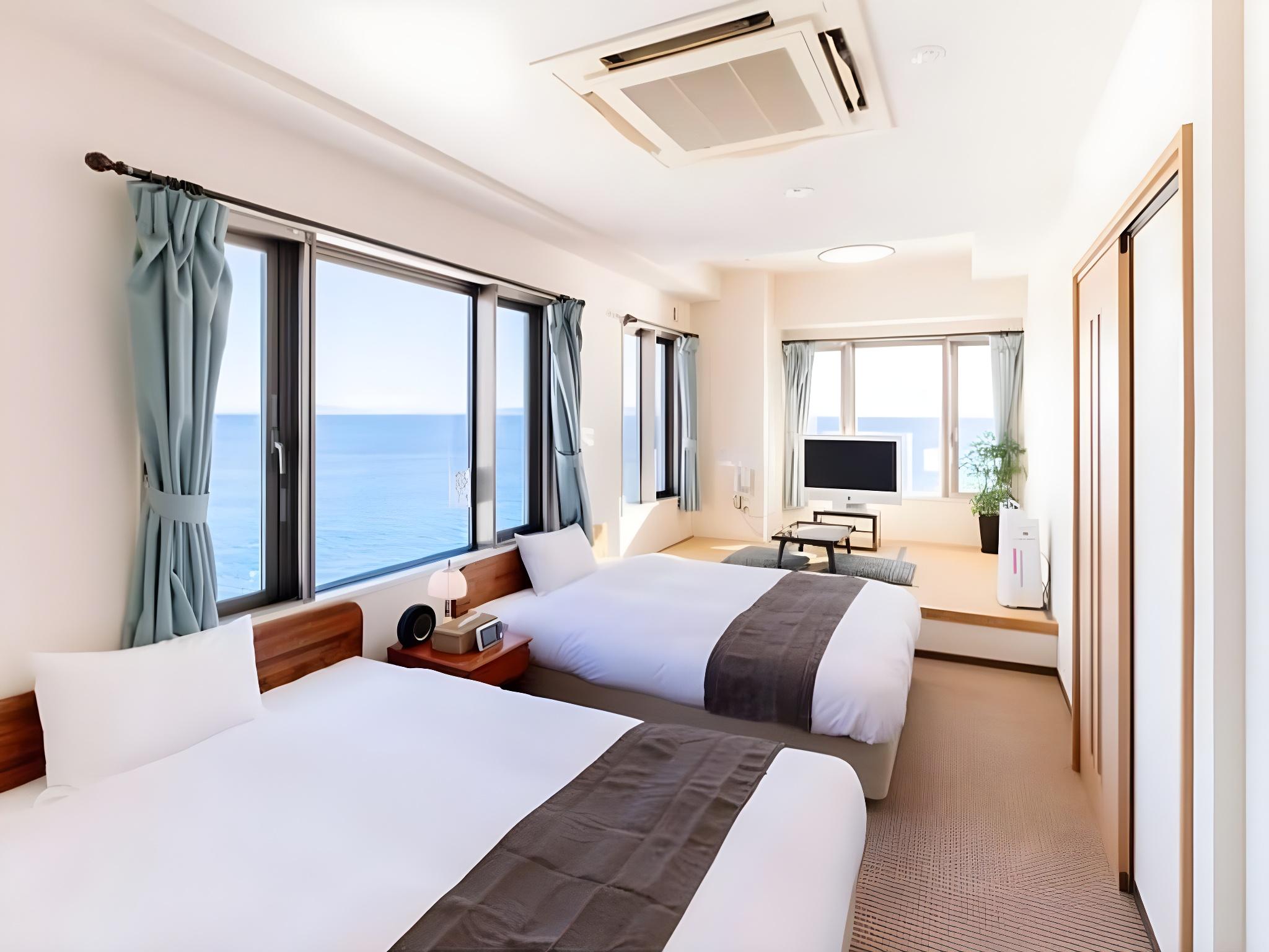 Japanese, Western, Superior, 2 Double Beds, Rock Bathtub