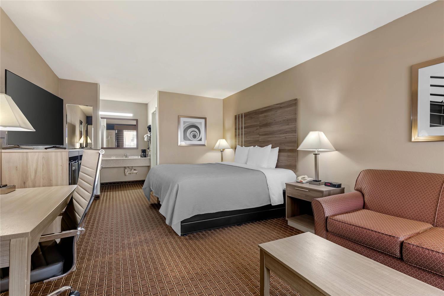 غرفة بسرير كينج، Quality Inn Paris 3/7