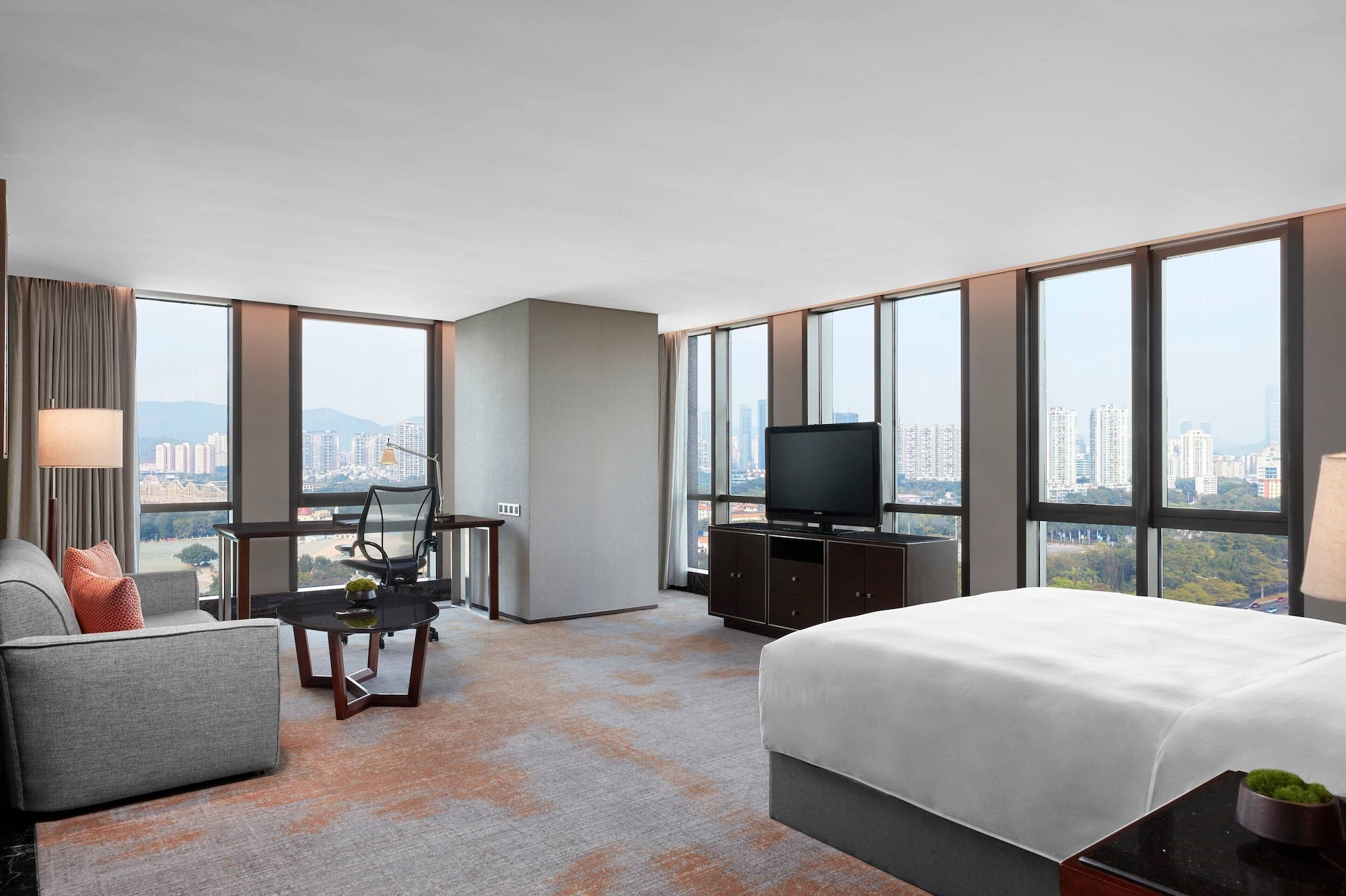 جناح استوديو تنفيذي بسرير كينج، Jw Marriott Hotel Shenzhen 3/6