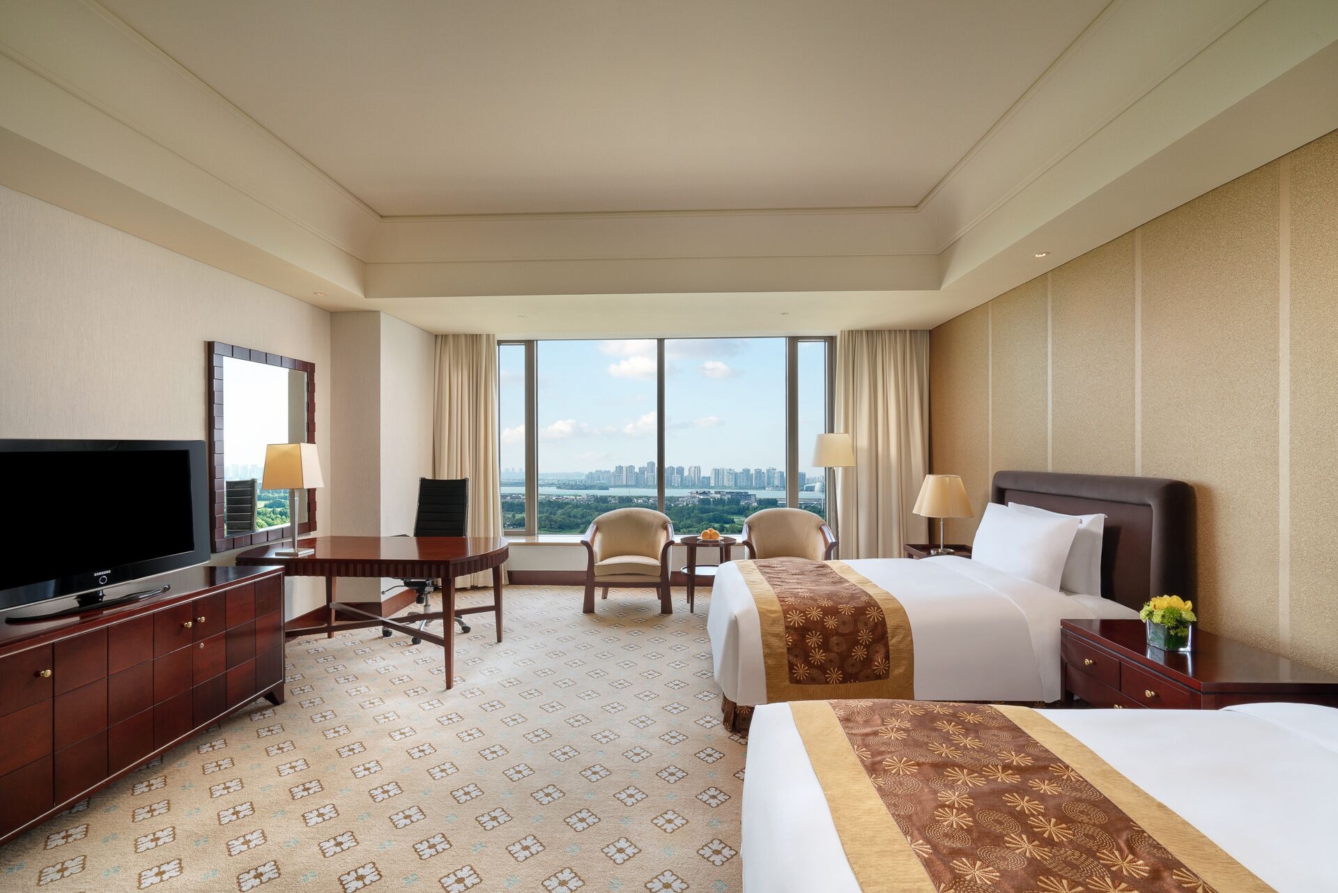 Golf, Deluxe, Executive, Twin Beds, Golf Course View