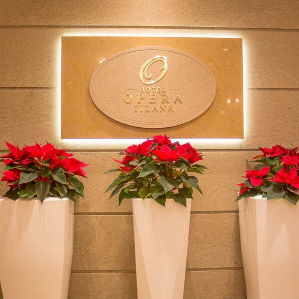 Lobby at Opera Hotel, TIRANA