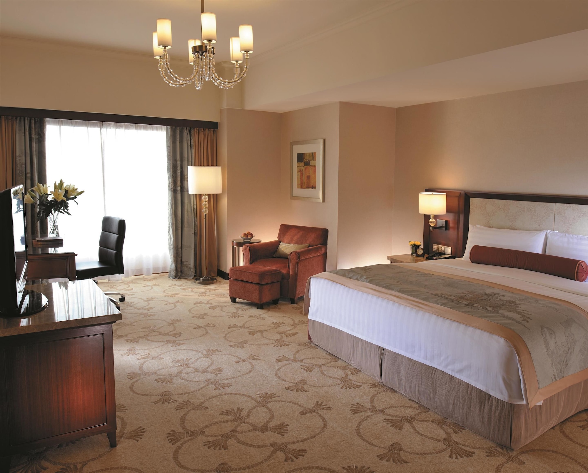 جناح تنفيذي بسرير كينج، Shangri La Beihai 2/4