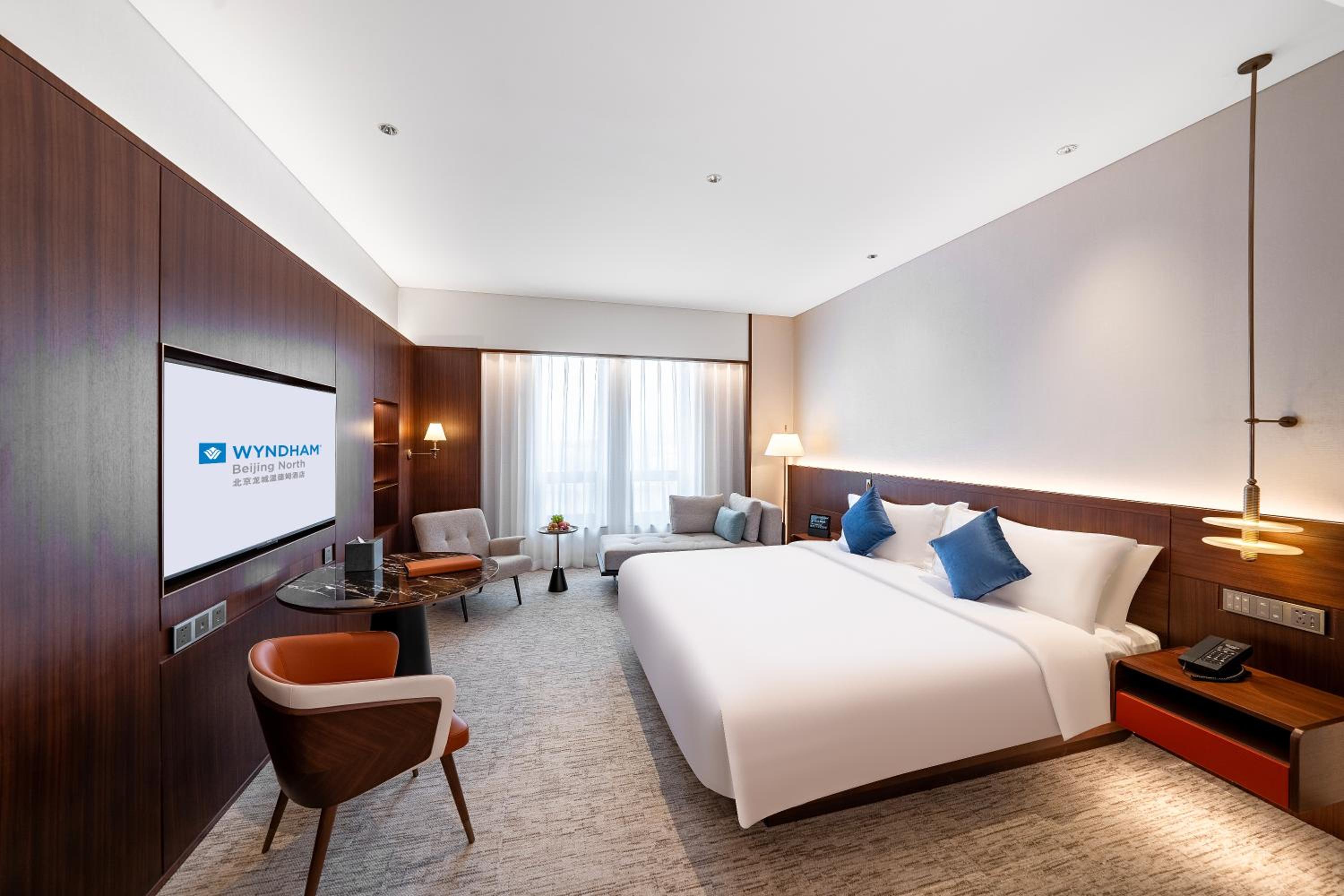 غرفة بريميير بسرير مزدوج، Wyndham Beijing North 4/5