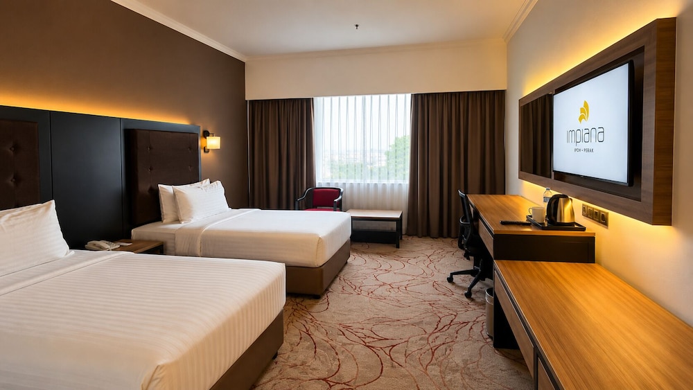 غرفة ديلوكس بسرير كينج، Impiana Hotel Ipoh 3/5