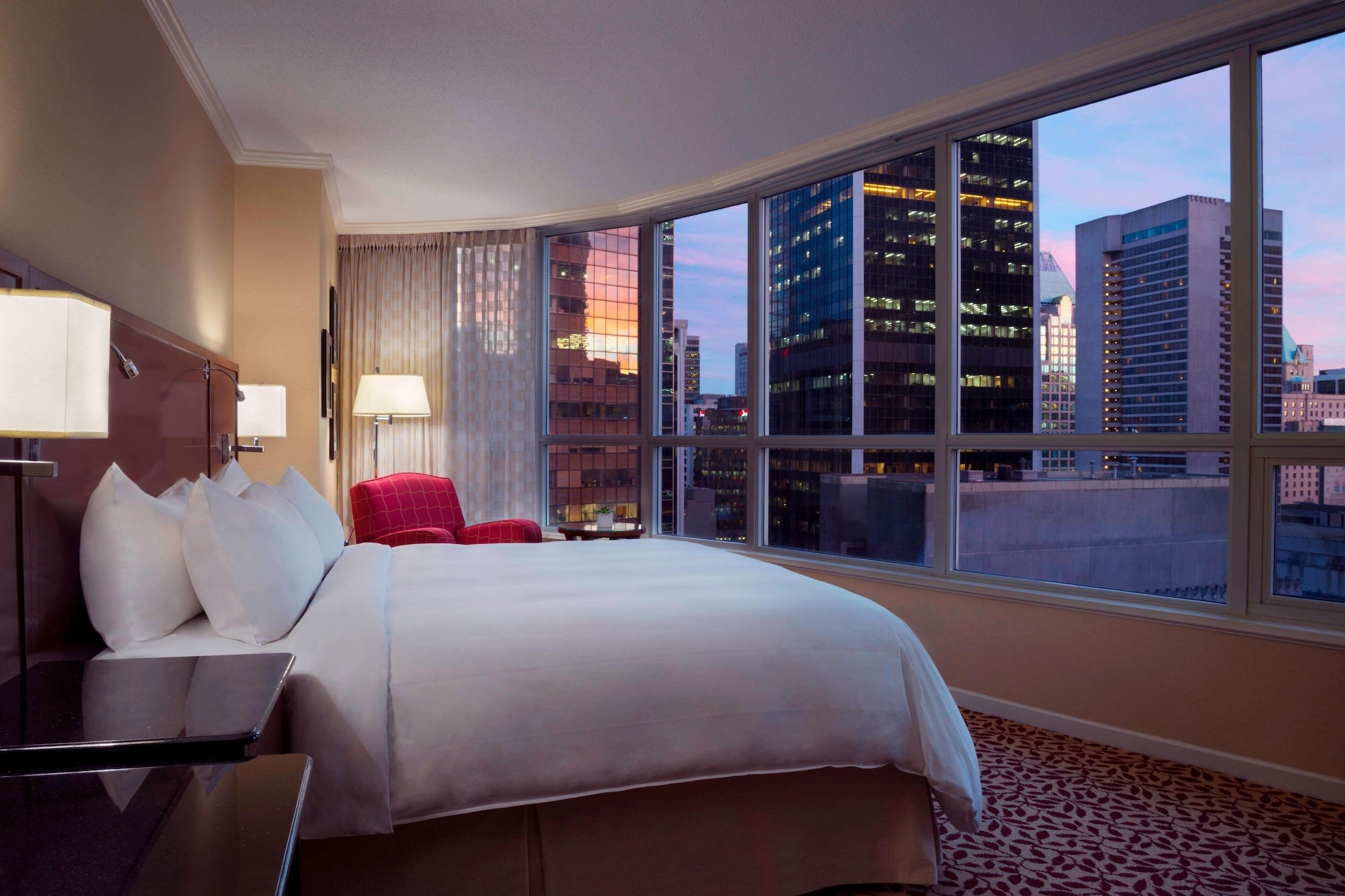 Room at Vancouver Marriott Pinnacle Downtown, VANCOUVER - BRITISH COLUMBIA