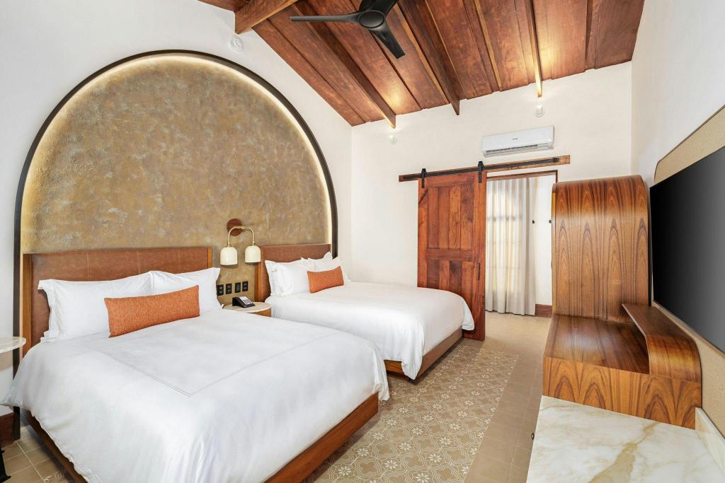 غرفة بسريرين كوين بإطلالة على الجبل، Villa Lapas Rainforest Eco Resort 2/4