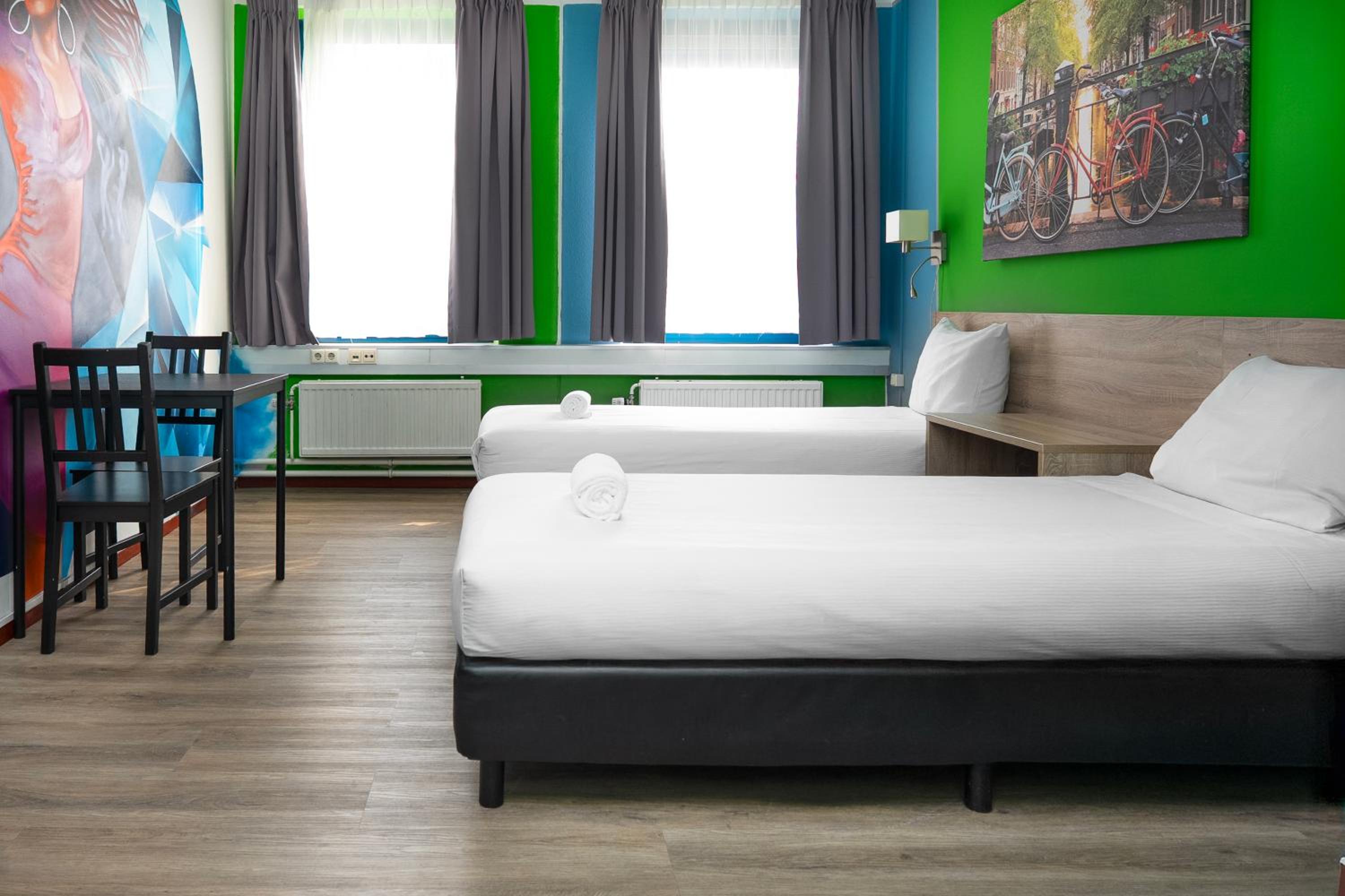 Budget, Studio, Twin Beds, External Bathroom