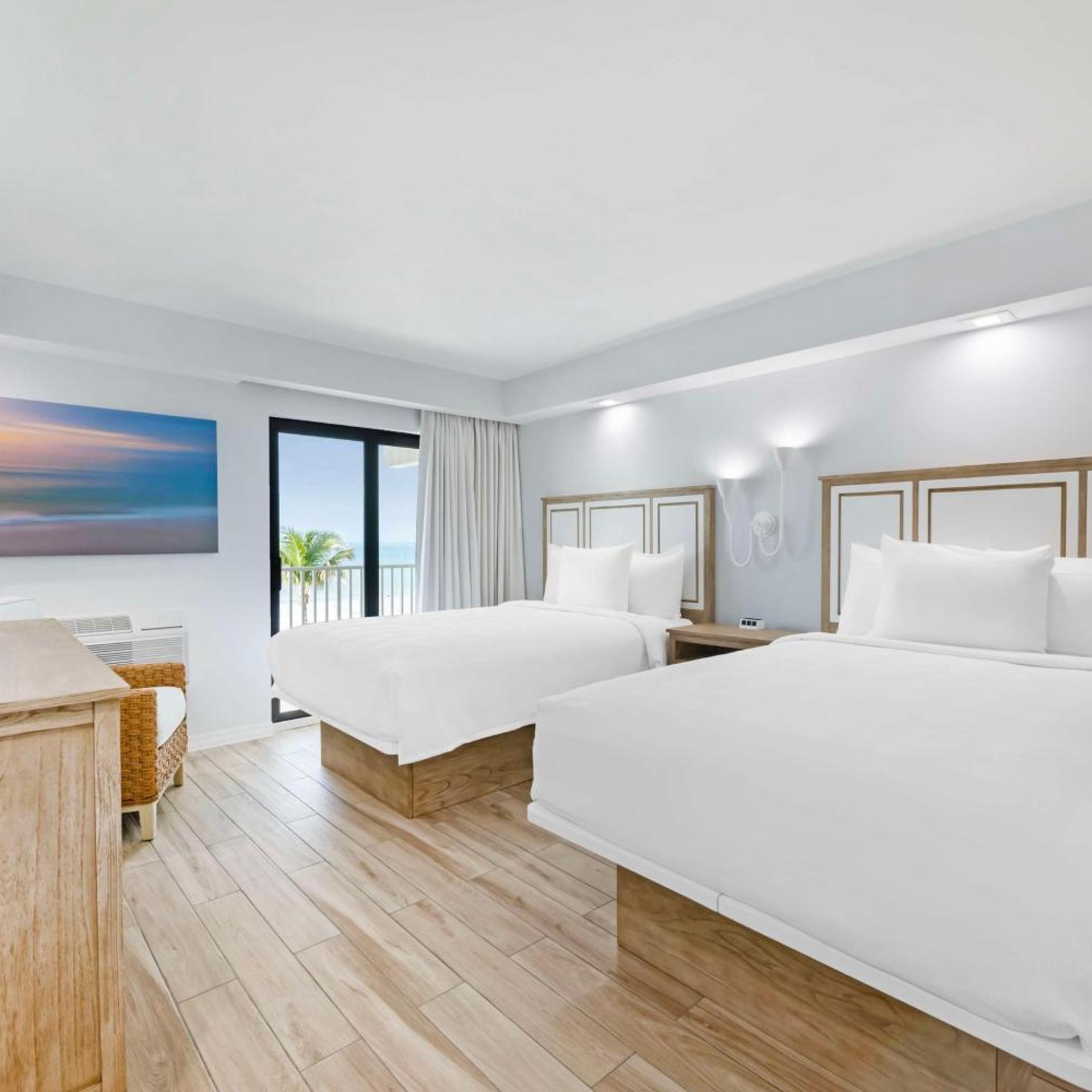 1 Bedroom, Suite, 2 Double Beds, Gulf View, Sofa, Balcony
