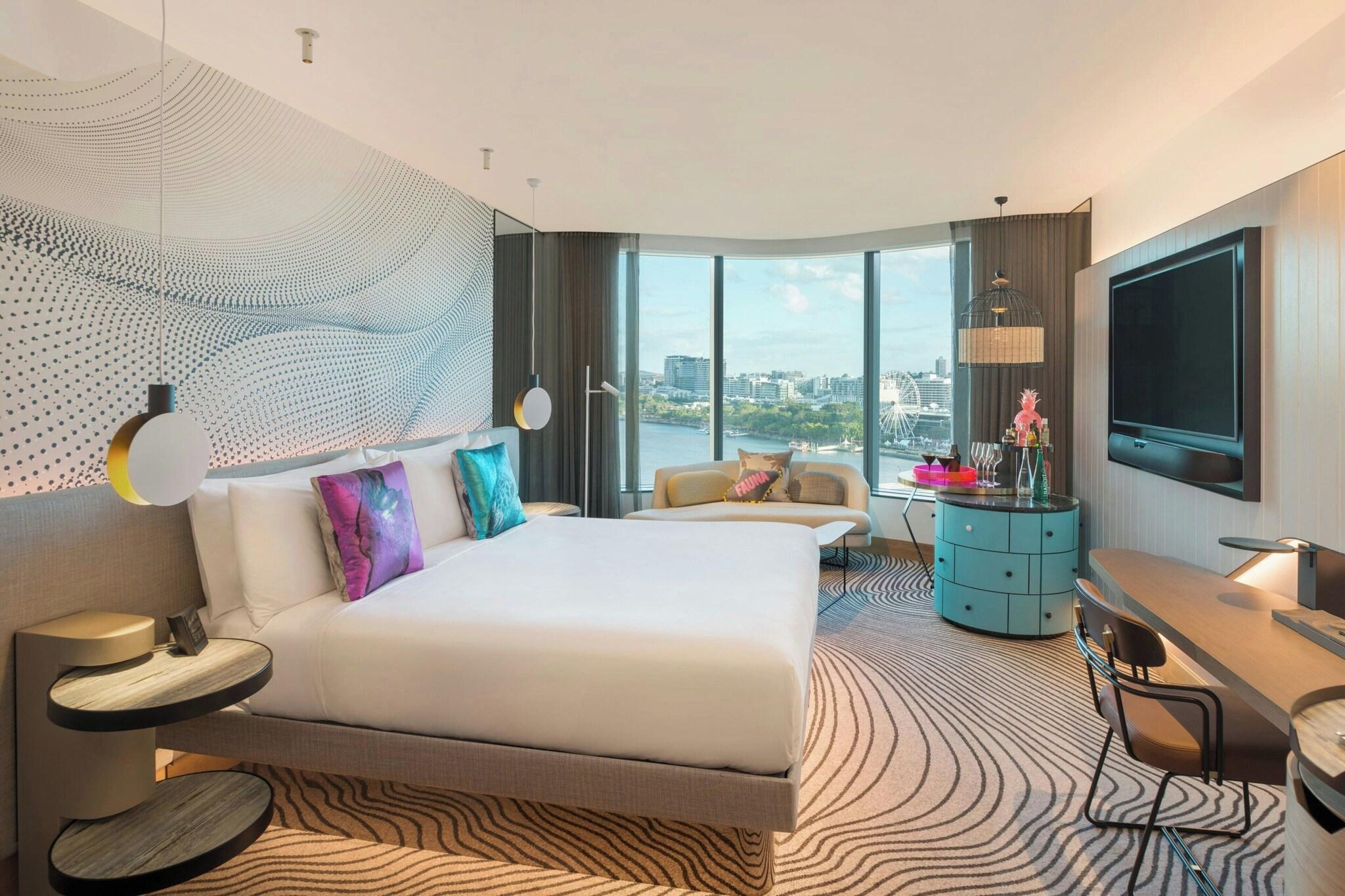 Room, King Bed, River View