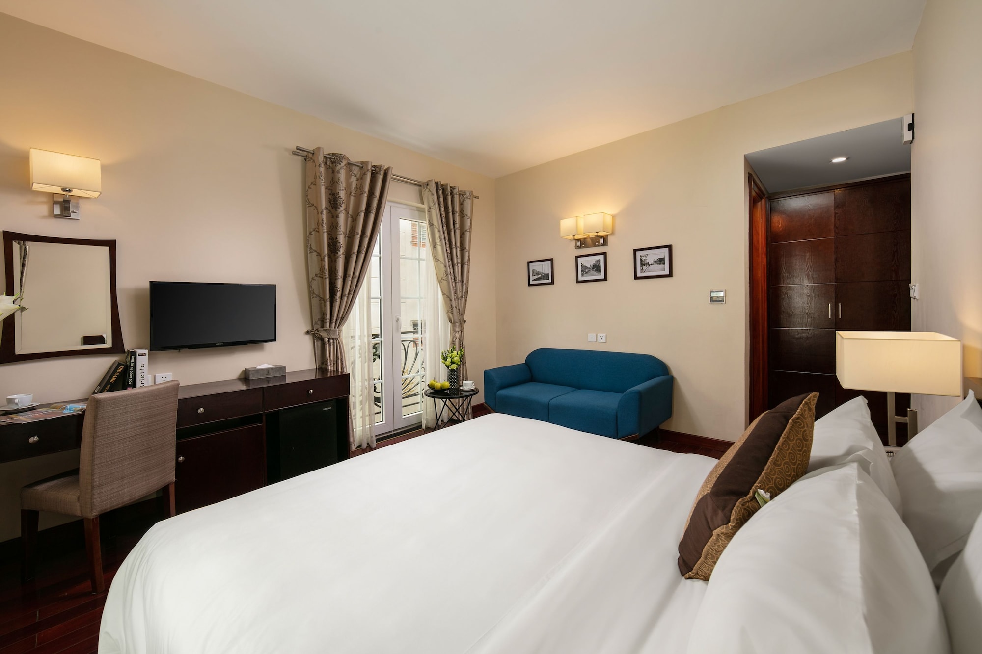 غرفة شهر العسل بسرير مزدوج بإطلالة على المدينة، Sunline Hotel 5/10