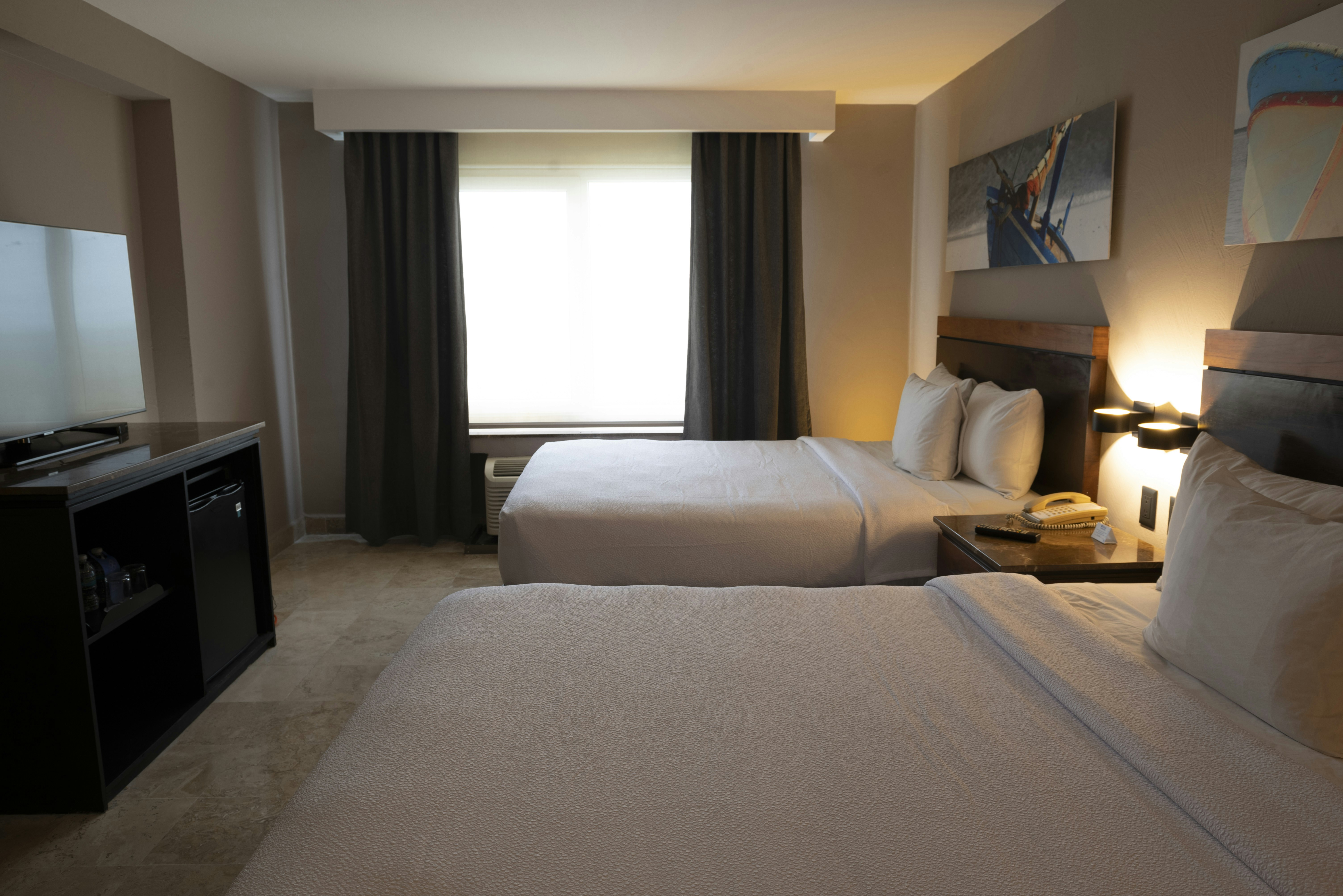 غرفة بسريرين كوين بإطلالة على المدينة، Hilton Garden Inn Boca Del Rio Veracruz 2/2