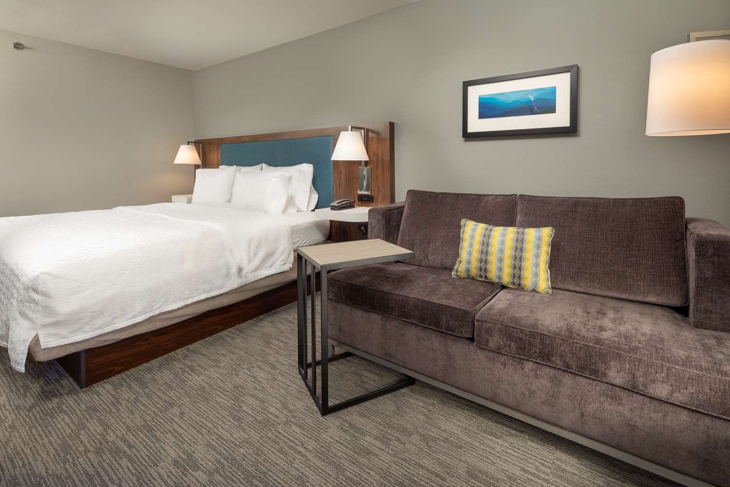 غرفة بسرير كينج، Hampton Inn Asheville Tunnel Road 2/3