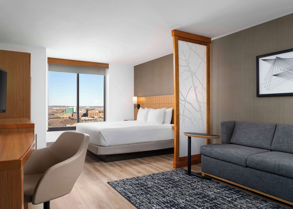 غرفة بسرير كينج لذوي الإعاقة، Hyatt Place Omaha/Downtown-Old Market 2/5