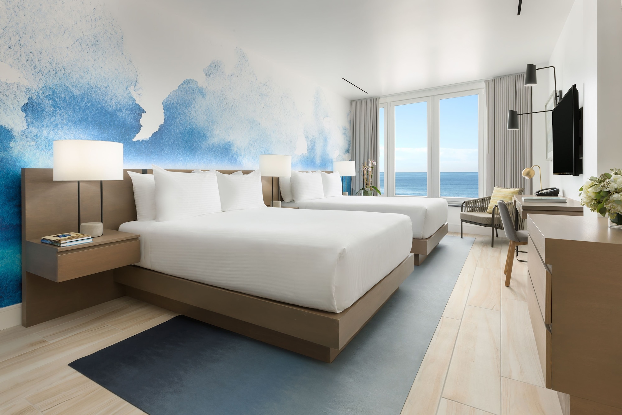 JUNIOR SUITE, 2 DOUBLE BEDS, OCEAN FRONT