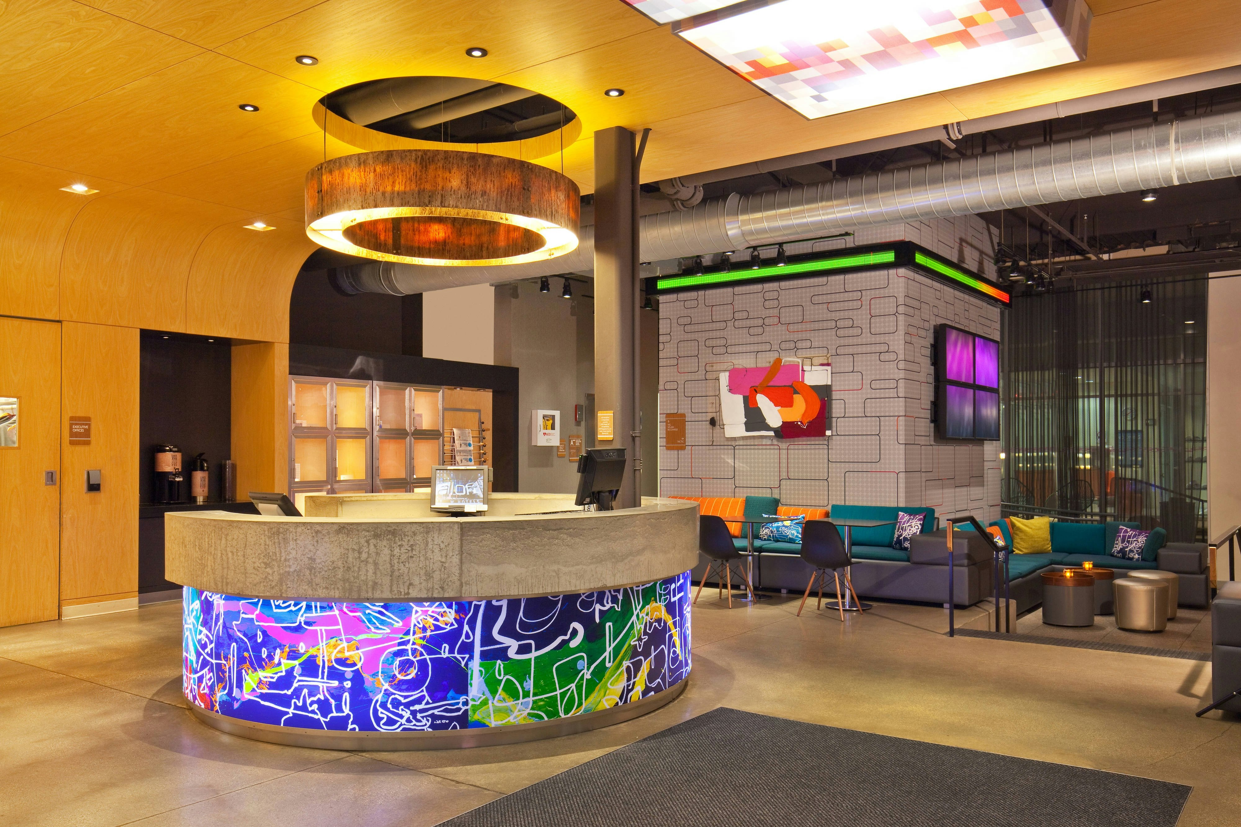 Lobby at Aloft Bolingbrook, BOLINGBROOK - IL