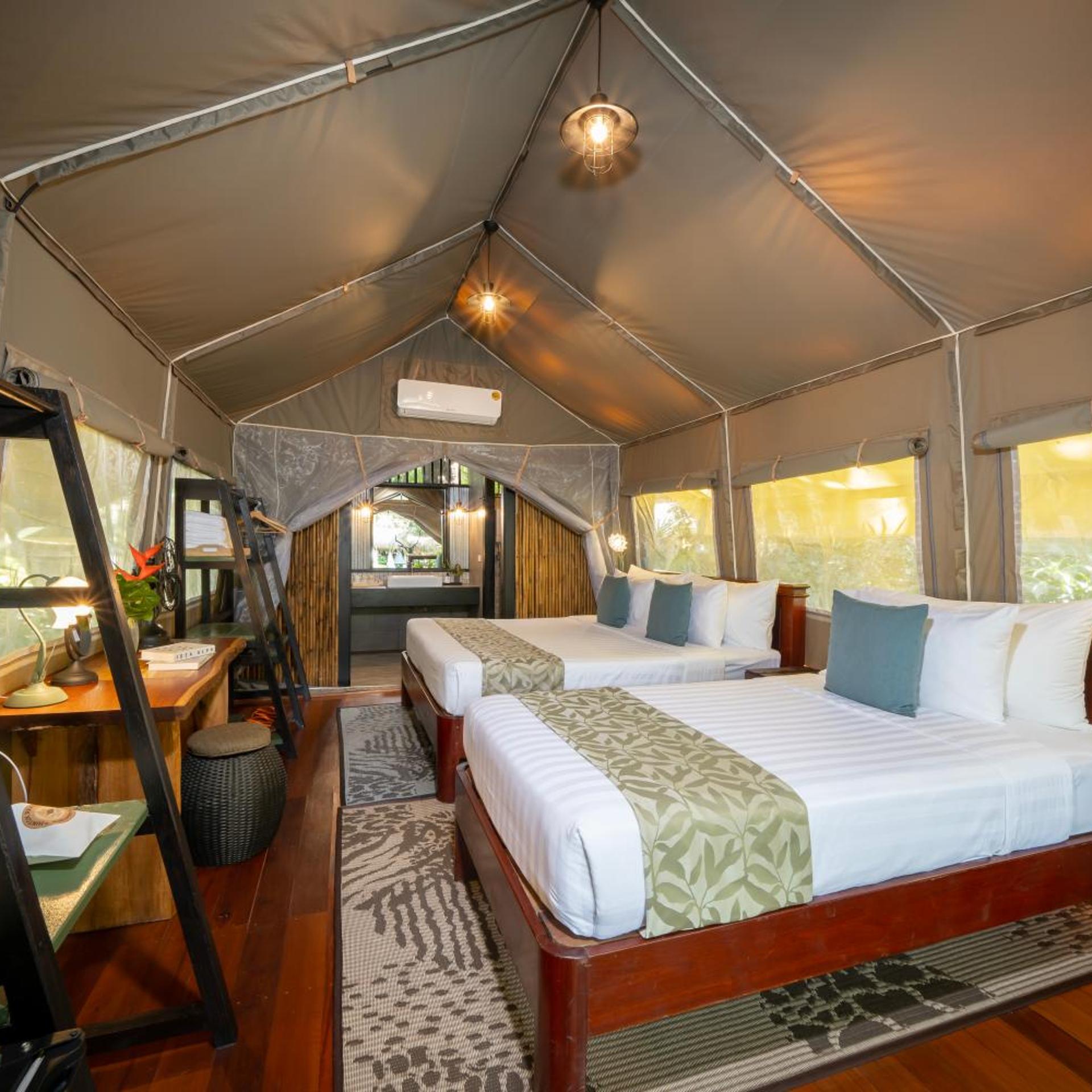 Superior, Tent, Triple, Private Bathroom
